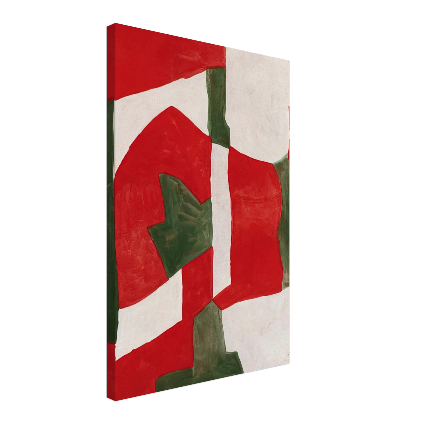 Serge Poliakoff - Untitled - Tachisme Canvas - 40x60 cm / 16x24 inches-canvas