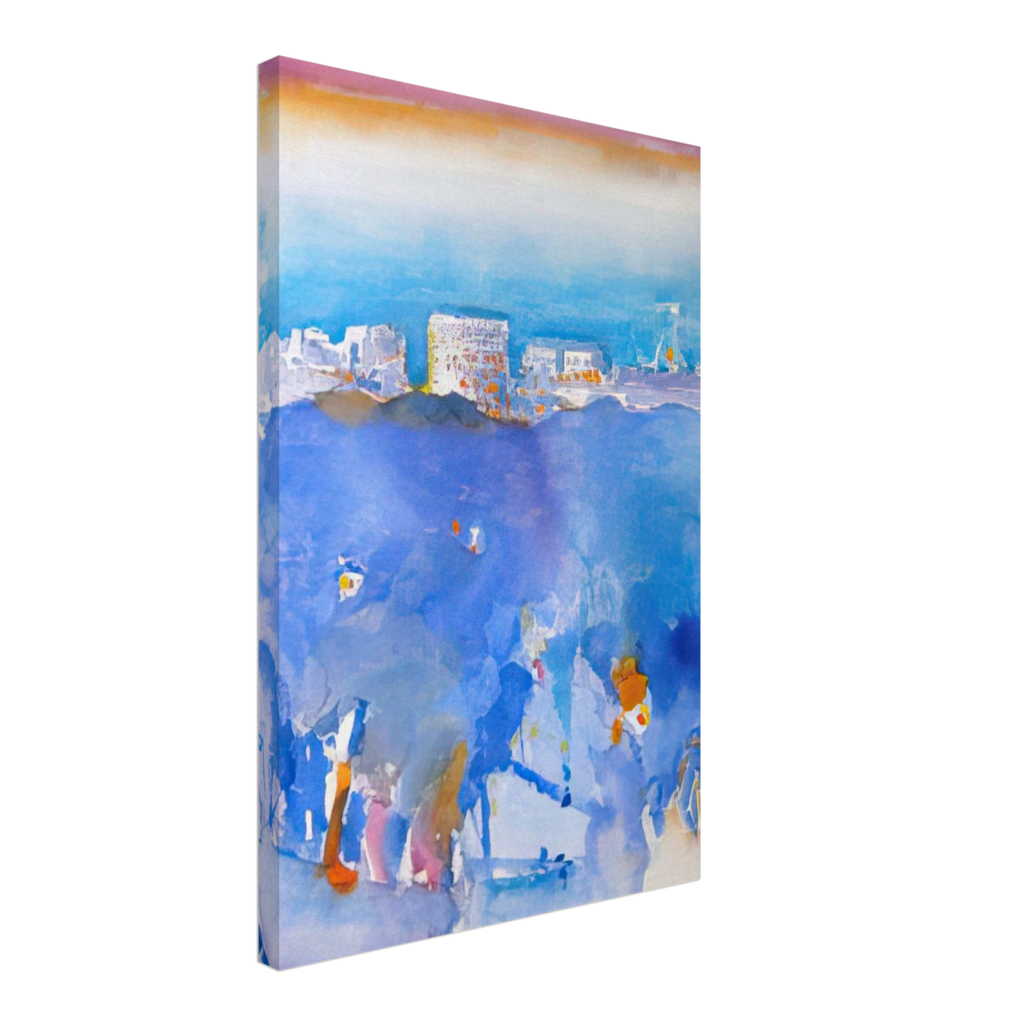 John Marin - New York Fantasy - 1912 Canvas - 40x60 cm / 16x24 inches-canvas