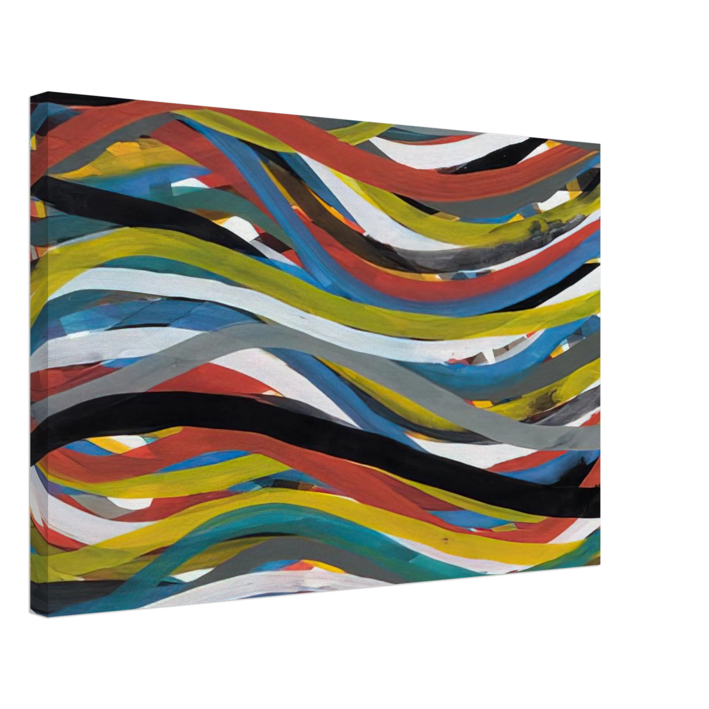 Sol LeWitt - Untitled Ribbons Canvas - 40x60 cm / 16x24 inches-canvas