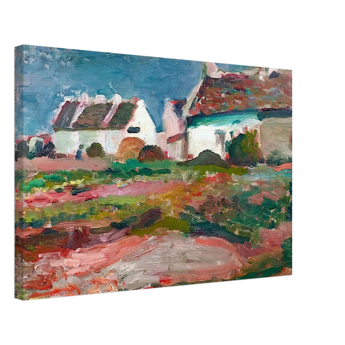 Henri Matisse - MAISONS A KERVILAHOUEN BELLE ILE 1896 Canvas - 40x60 cm / 16x24 inches-canvas