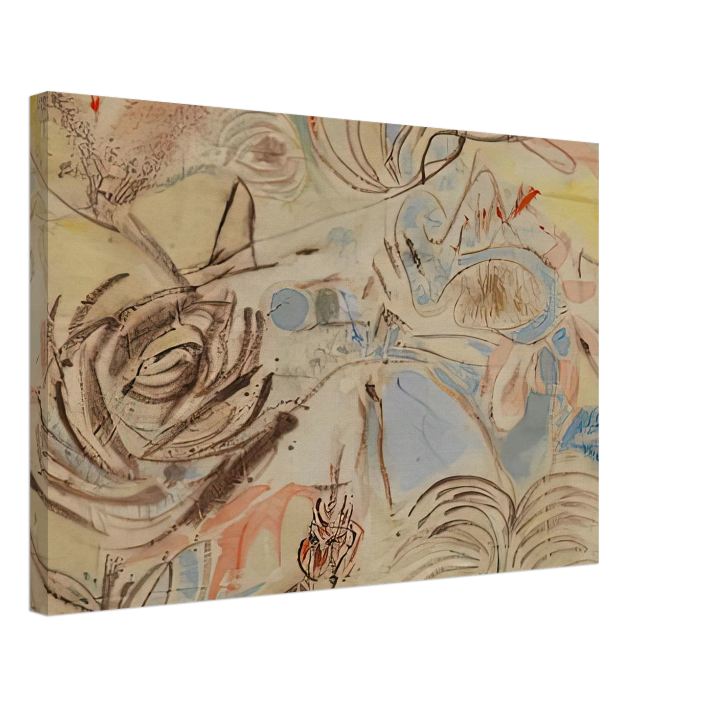 Helen Frankenthaler - 10 29 52, 1952- Canvas - 40x60 cm / 16x24 inches-canvas