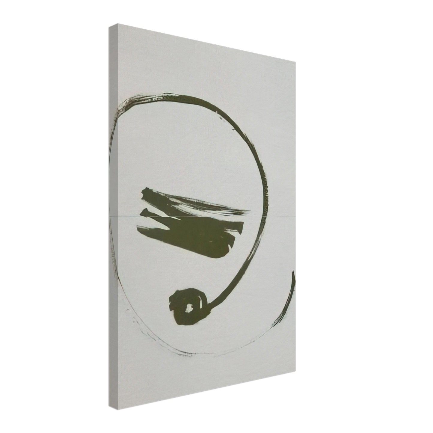 Dieter Roth - Brush Action - 1977 Canvas - 70x100 cm / 28x40 inches-canvas