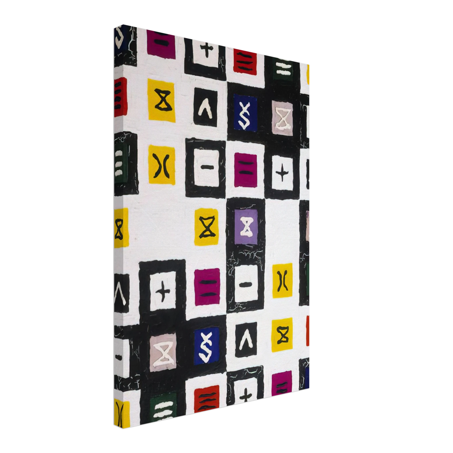 Alfred Jensen - The Great Mystery II - 1960 Canvas - 70x100 cm / 28x40 inches-canvas