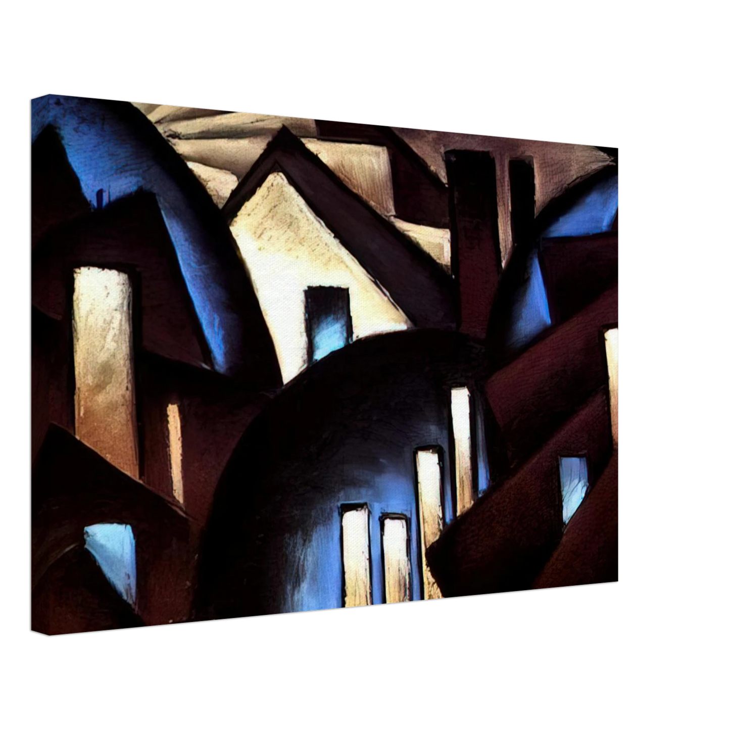 Arthur Dove - Nature Symbolized or Reefs - 1924 Canvas - 40x60 cm / 16x24 inches-canvas