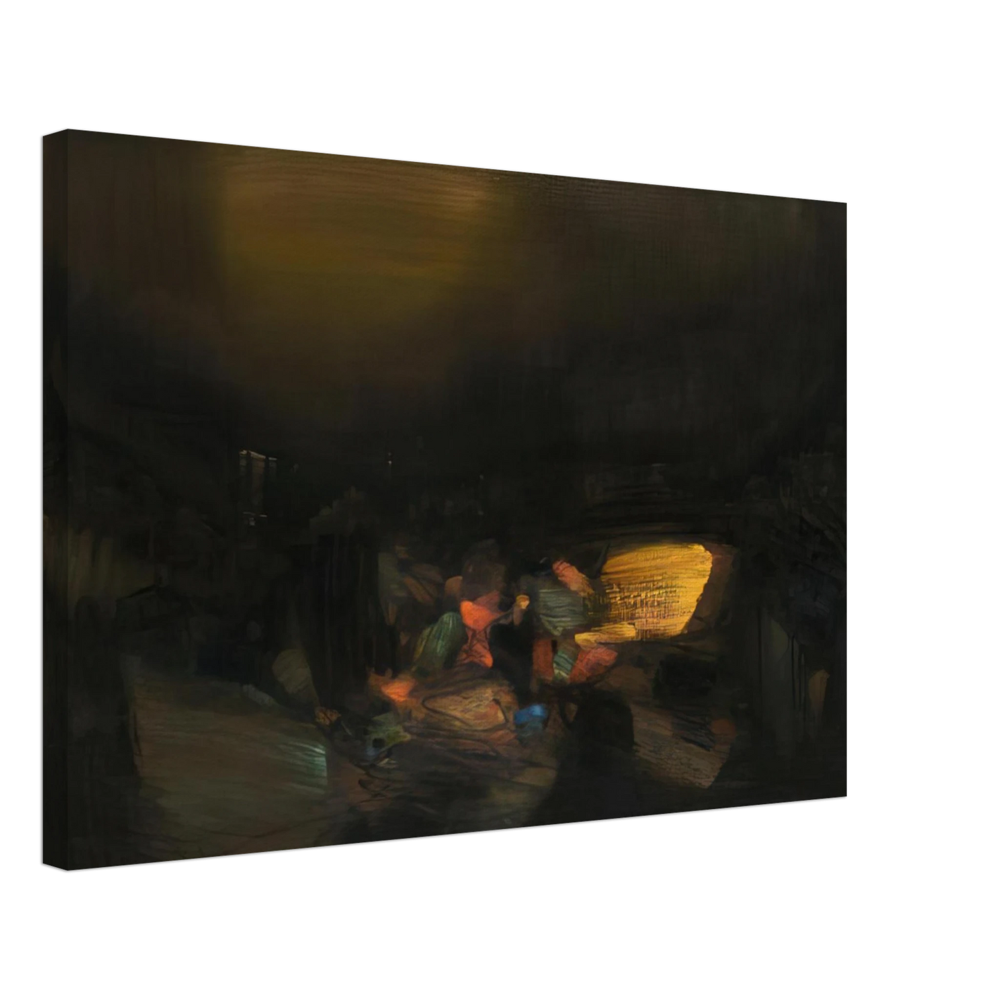 Chu teh Chun - 4 AVRIL 1979 Canvas - 40x60 cm / 16x24 inches-canvas