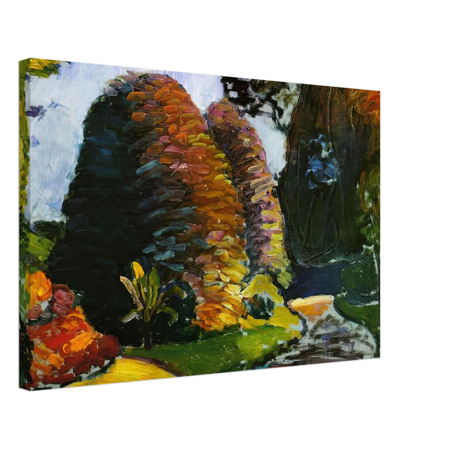 Henri Matisse - LUXEMBOURG GARDENS 1903 Canvas - 40x60 cm / 16x24 inches-canvas