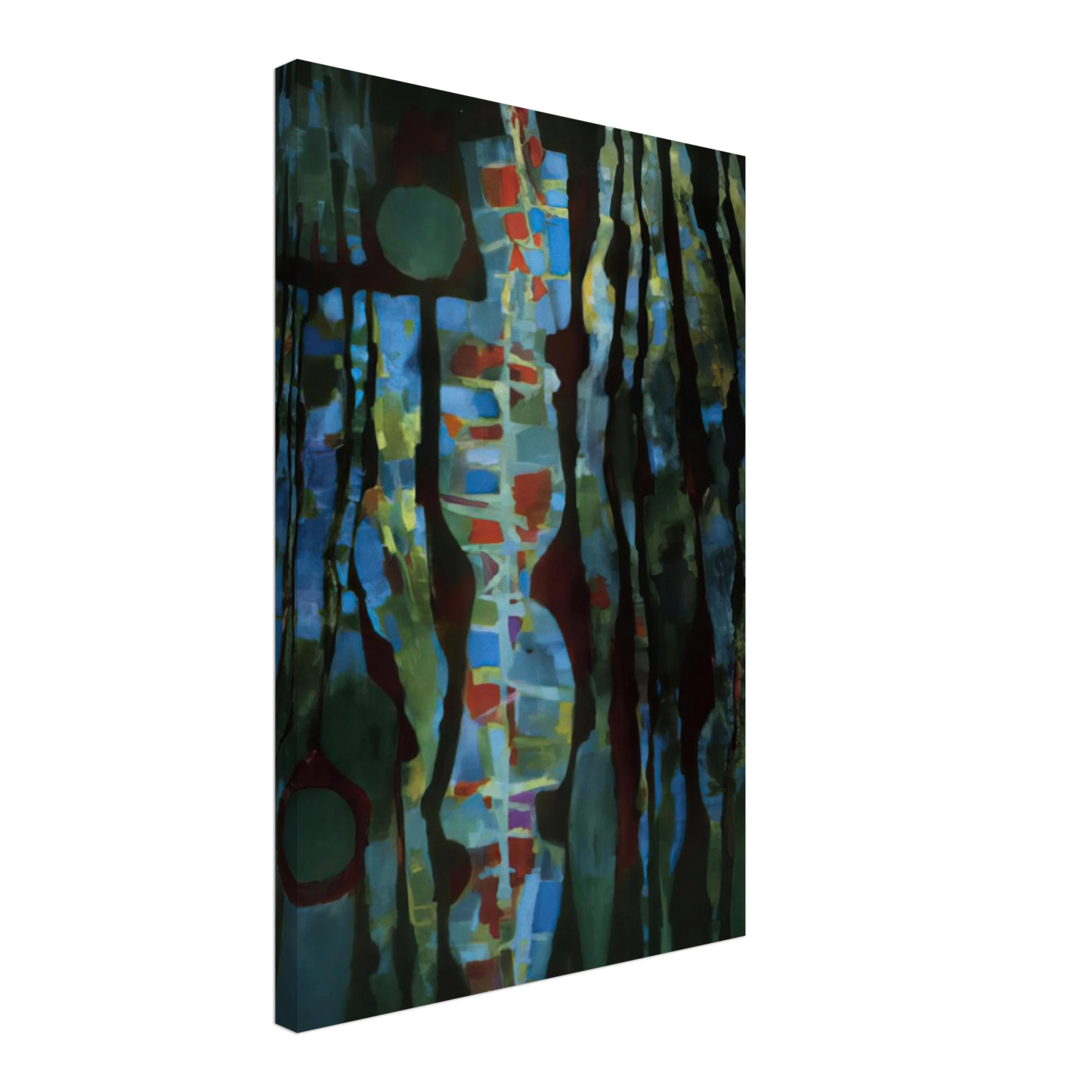 Alfred Manessier - Offrande de la terre I - 1961 Canvas - 70x100 cm / 28x40 inches-canvas