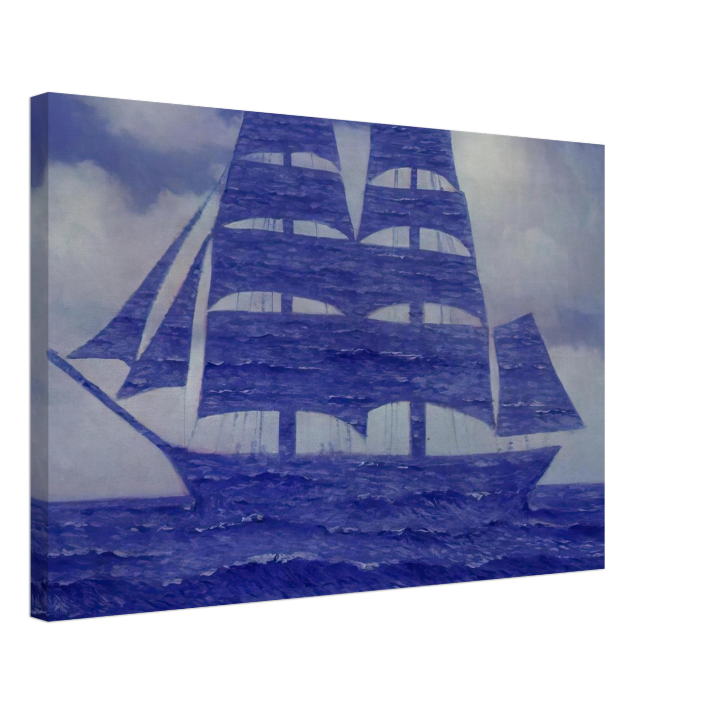 Rene Magritte - THE SEDUCER 1953 Canvas - 40x60 cm / 16x24 inches-canvas