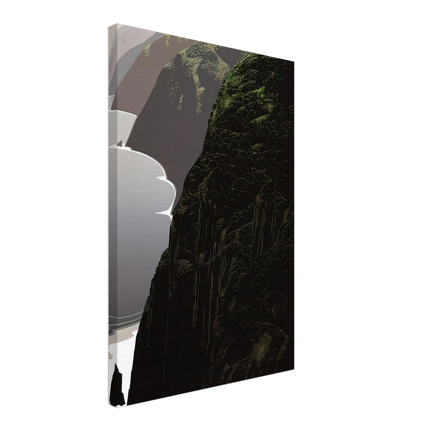 Eyvind Earle - Big Sur Coastline Canvas - 70x100 cm / 28x40 inches-canvas