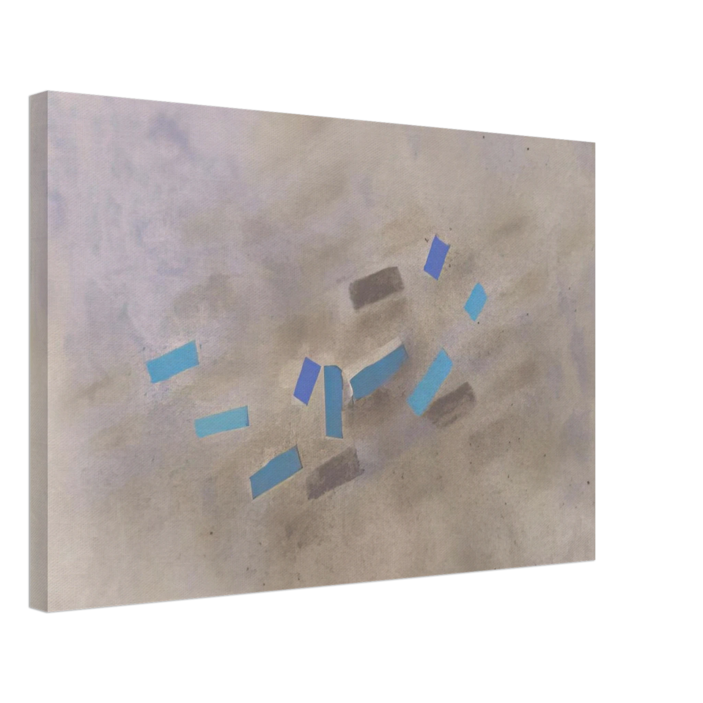 Esteban Vicente - NUMERO 10 1983 Canvas - 40x60 cm / 16x24 inches-canvas