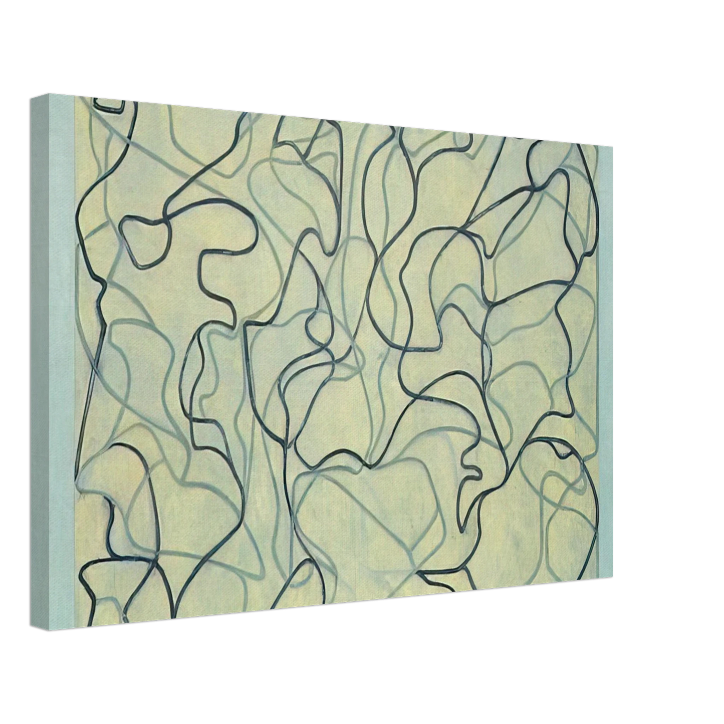 Brice Marden - First Letter - 2009 Canvas - 70x100 cm / 28x40 inches-canvas