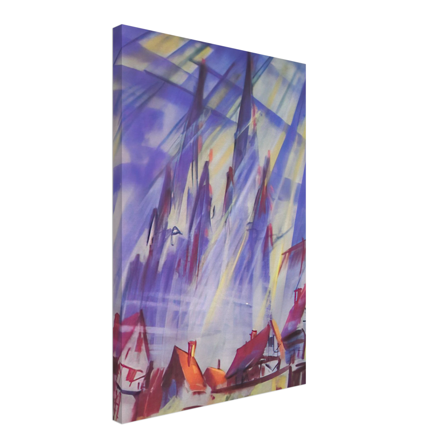 Konrad Zuse - Untitled - 1964 Canvas - 70x100 cm / 28x40 inches-canvas