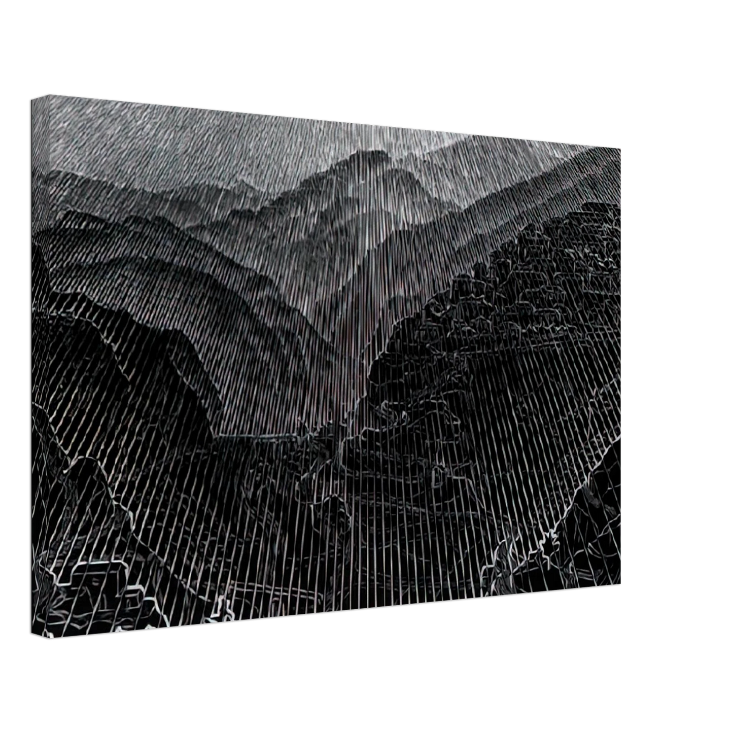 MC Escher - ROSSANO CALABRIA FEBRUARY 1931 1931 Canvas - 70x100 cm / 28x40 inches-canvas