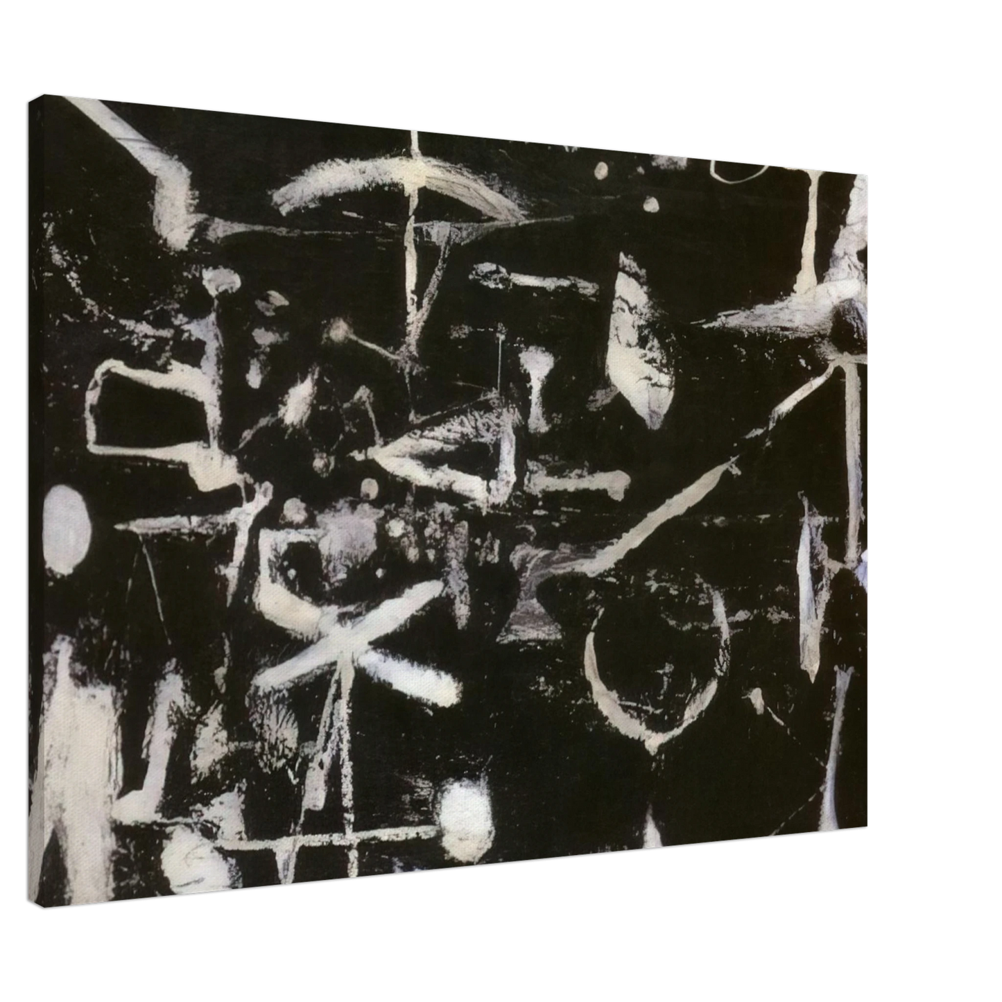 Jiro Yoshihara - Untitled - Art Informel Canvas - Default Title-canvas