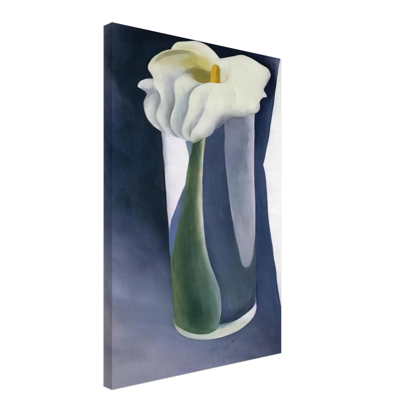 Georgia O'Keeffe - Calla Lily in Tall Glass Canvas - 40x60 cm / 16x24 inches-canvas
