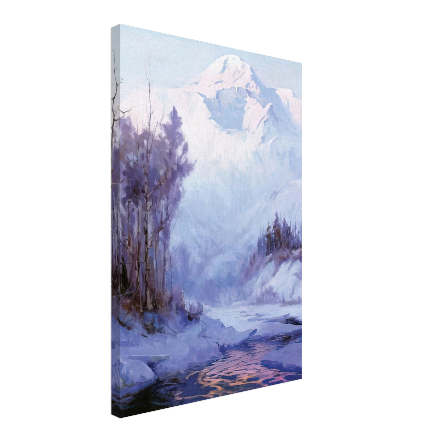 Sydney Laurence - The Breakup - Romanticism Canvas - 70x100 cm / 28x40 inches-canvas