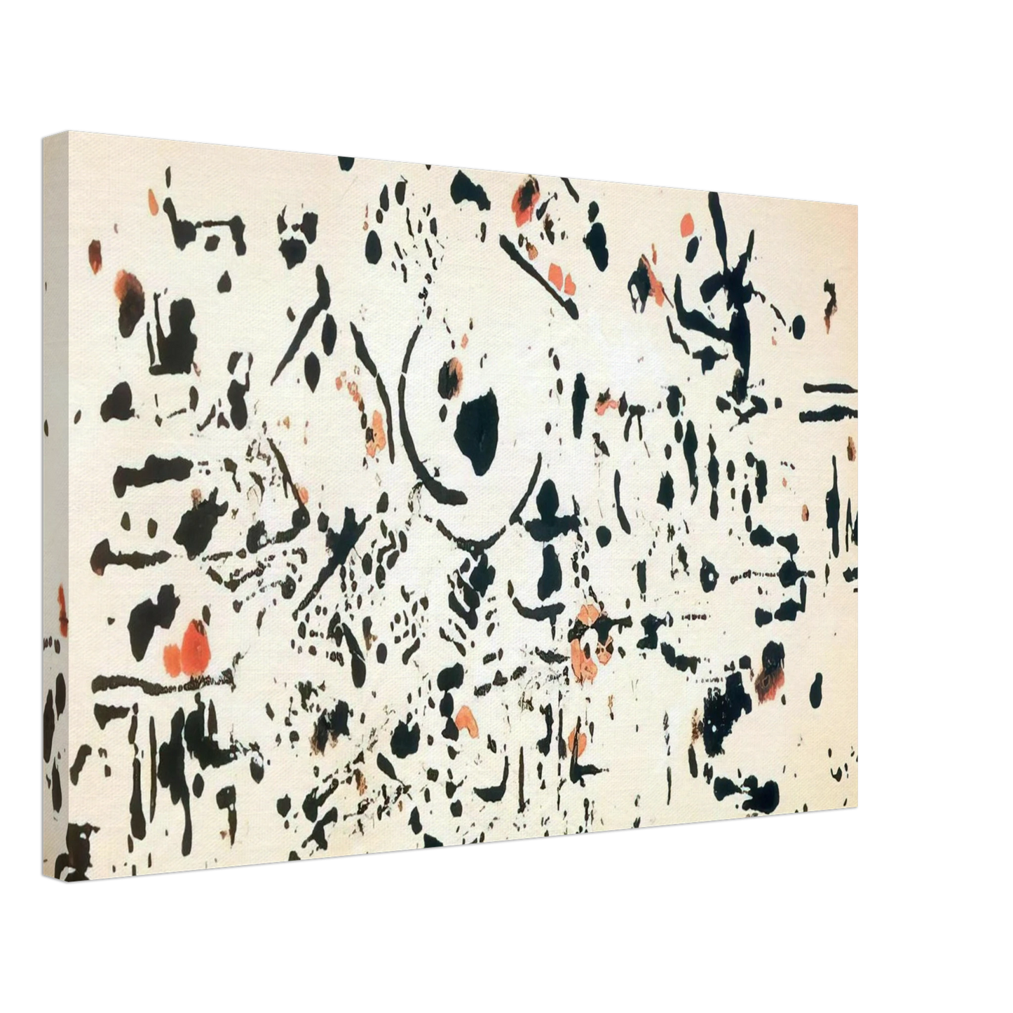 Jackson Pollock - UNTITLED 1951 Canvas - 40x60 cm / 16x24 inches-canvas