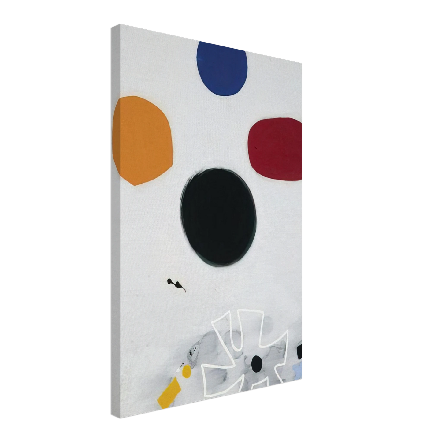 Adolph Gottlieb - White Line #2 - 1968 Canvas - 70x100 cm / 28x40 inches-canvas