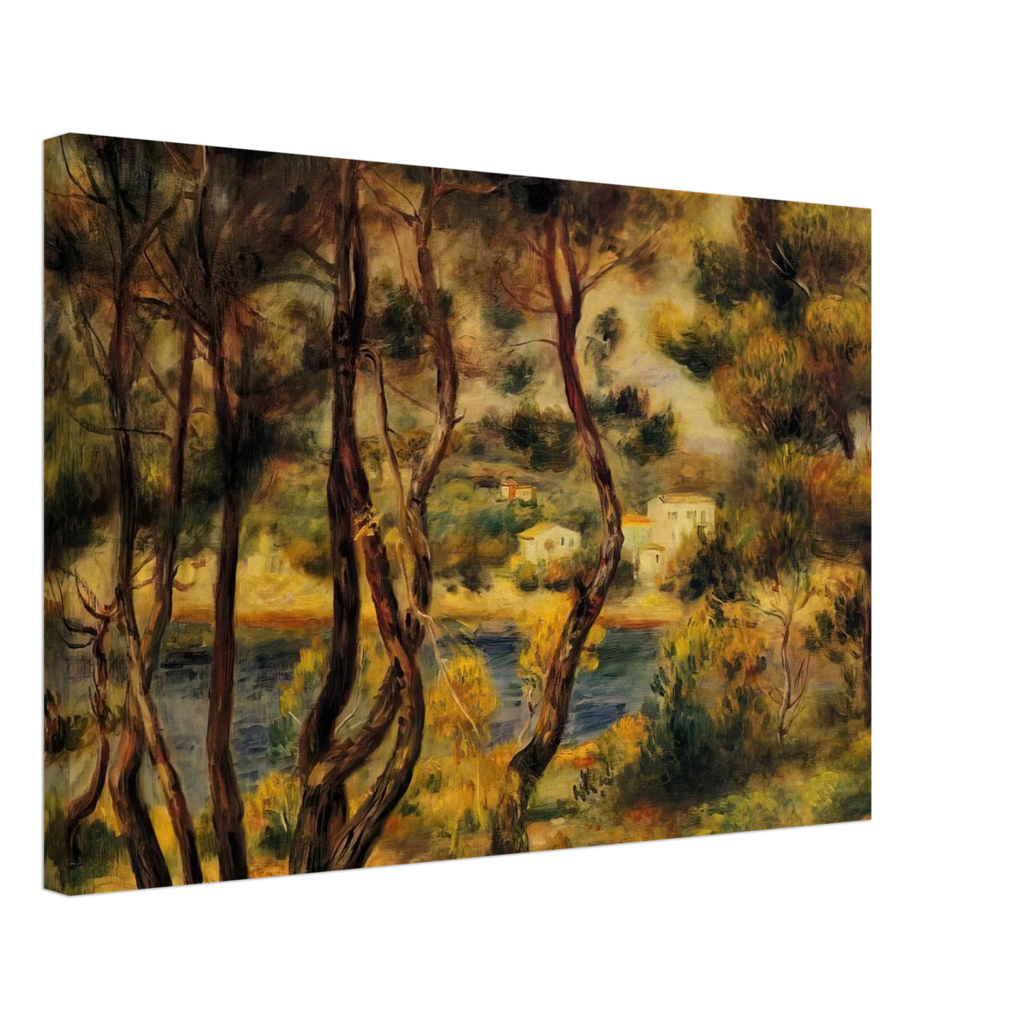 Pierre-Auguste Renoir - Cape Saint Jean Canvas - 70x100 cm / 28x40 inches-canvas