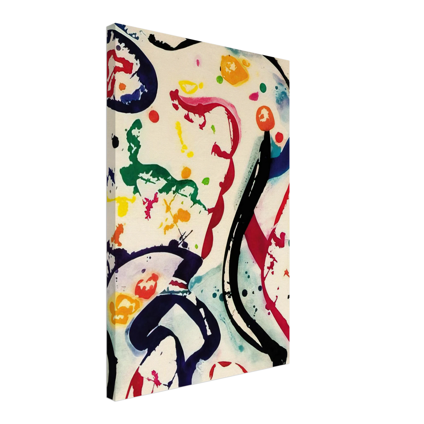 Sam Francis - Untitled L. I112 Canvas - 40x60 cm / 16x24 inches-canvas