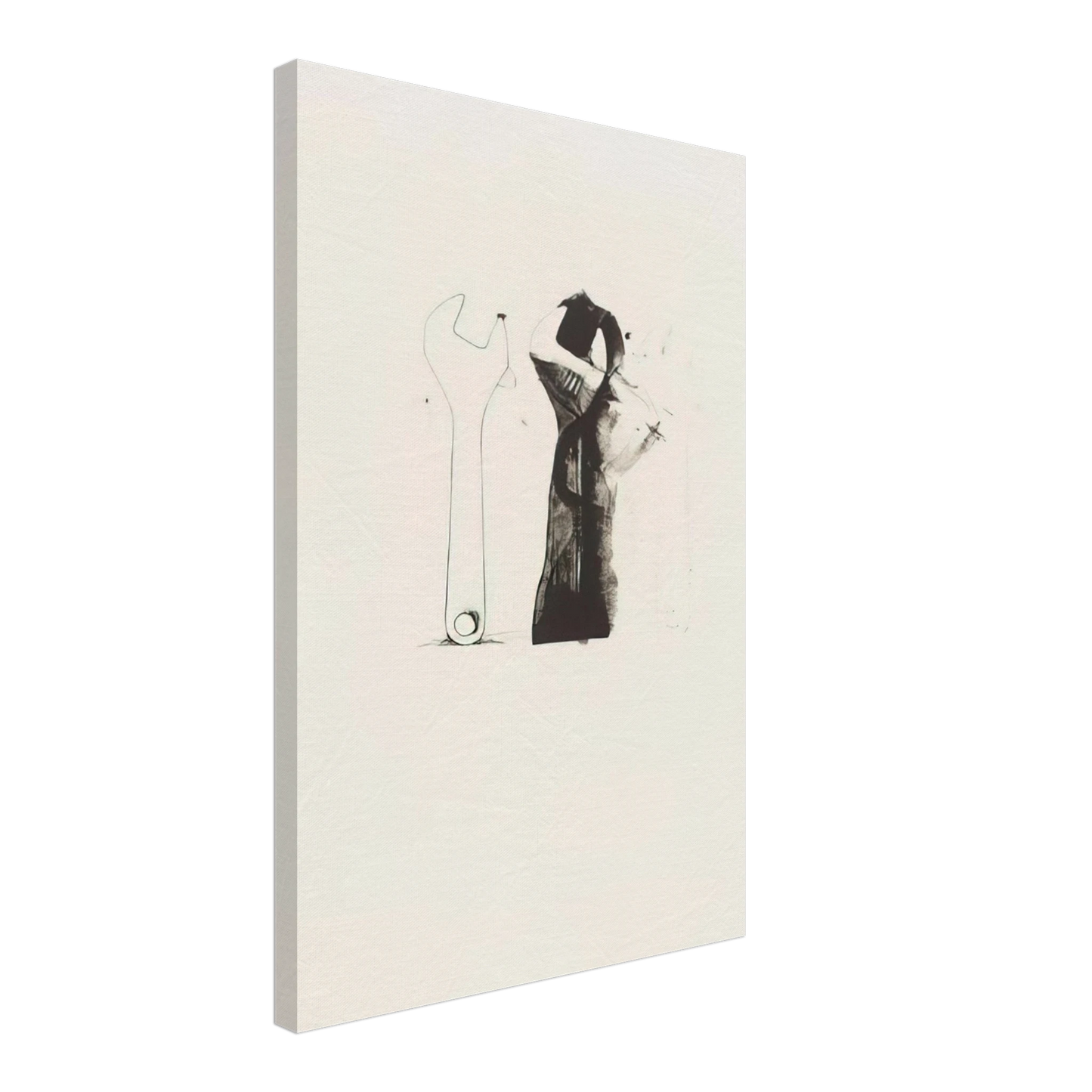 Jim Dine - UNTITLED FROM TEN WINTER TOOLS 1973 5 Canvas - 70x100 cm / 28x40 inches-canvas