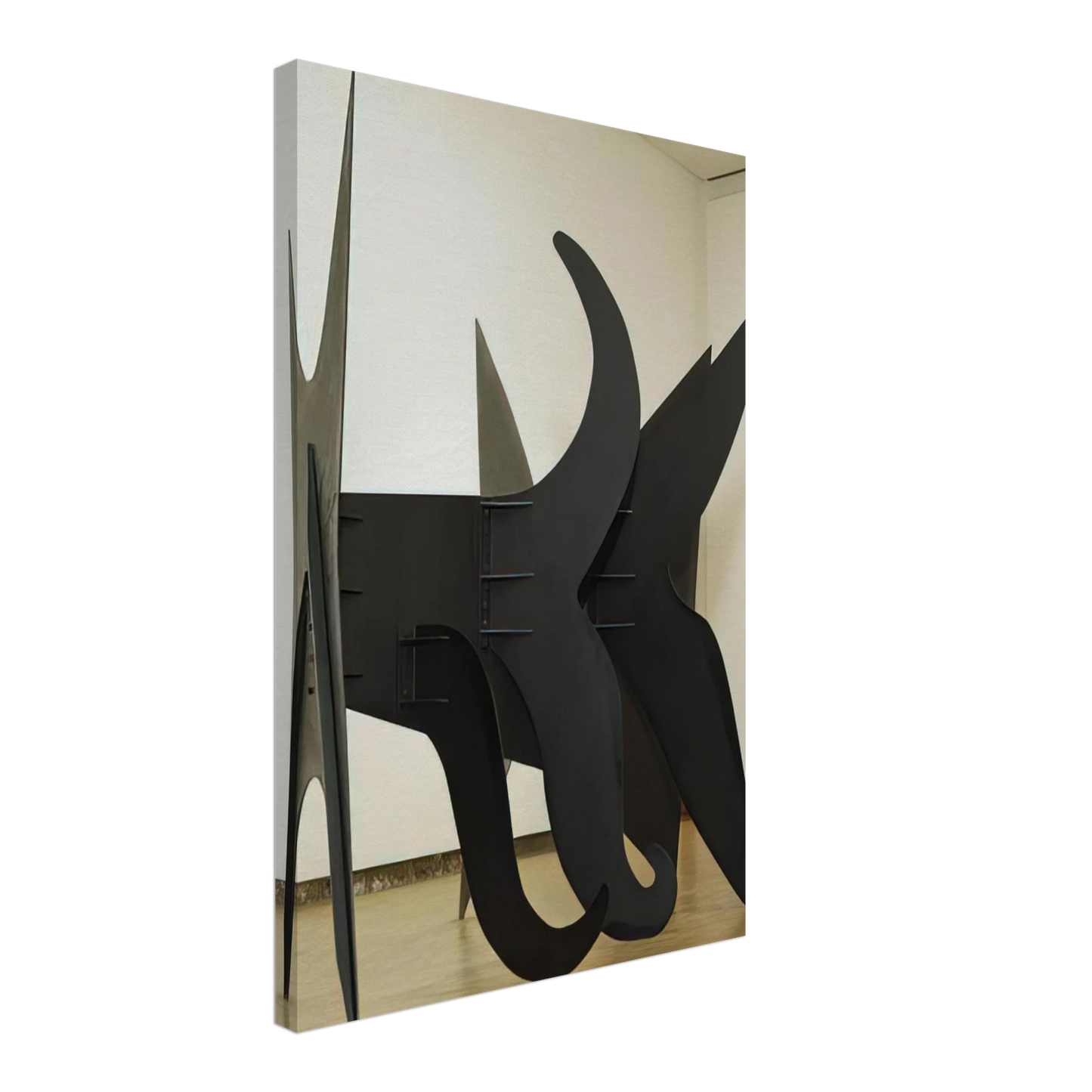 Alexander Calder - THE X AND ITS TAILS 1967 Canvas - 40x60 cm / 16x24 inches-canvas