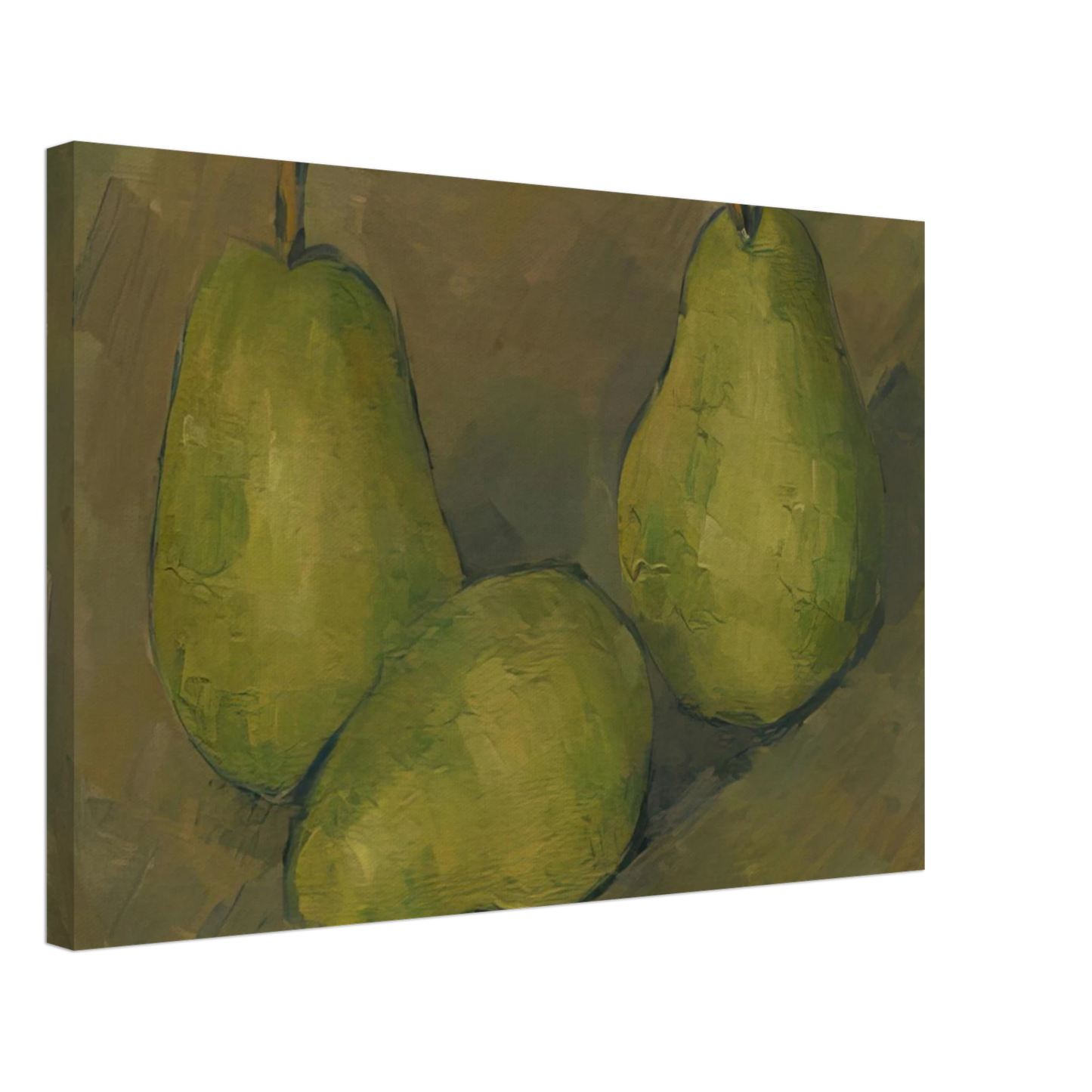 Paul Cezanne - Three Pears Canvas - 40x60 cm / 16x24 inches-canvas
