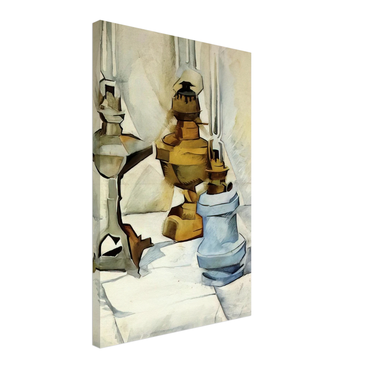 Juan Gris - THREE LAMPS 1911 Canvas - 70x100 cm / 28x40 inches-canvas
