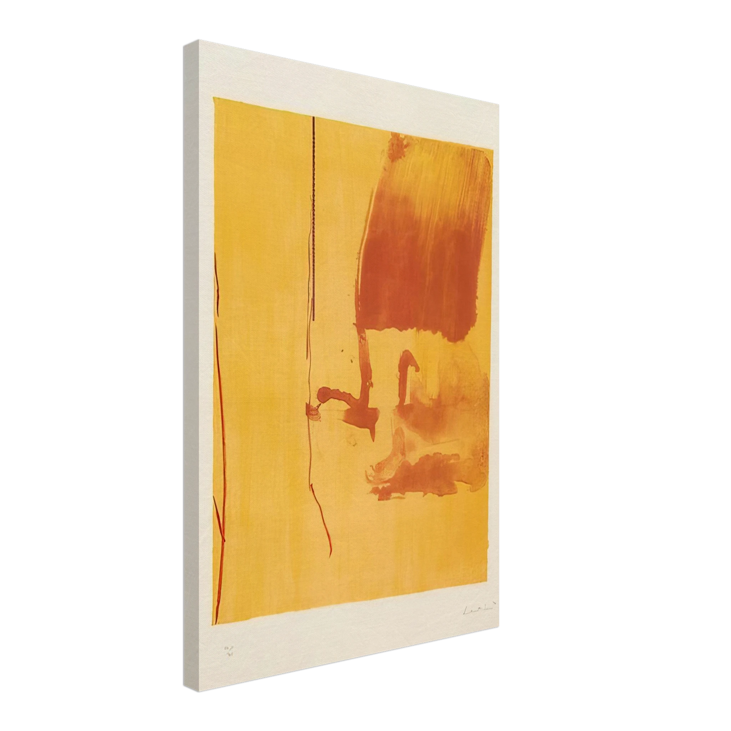 Helen Frankenthaler - Harvest - 1976 Canvas - 40x60 cm / 16x24 inches-canvas