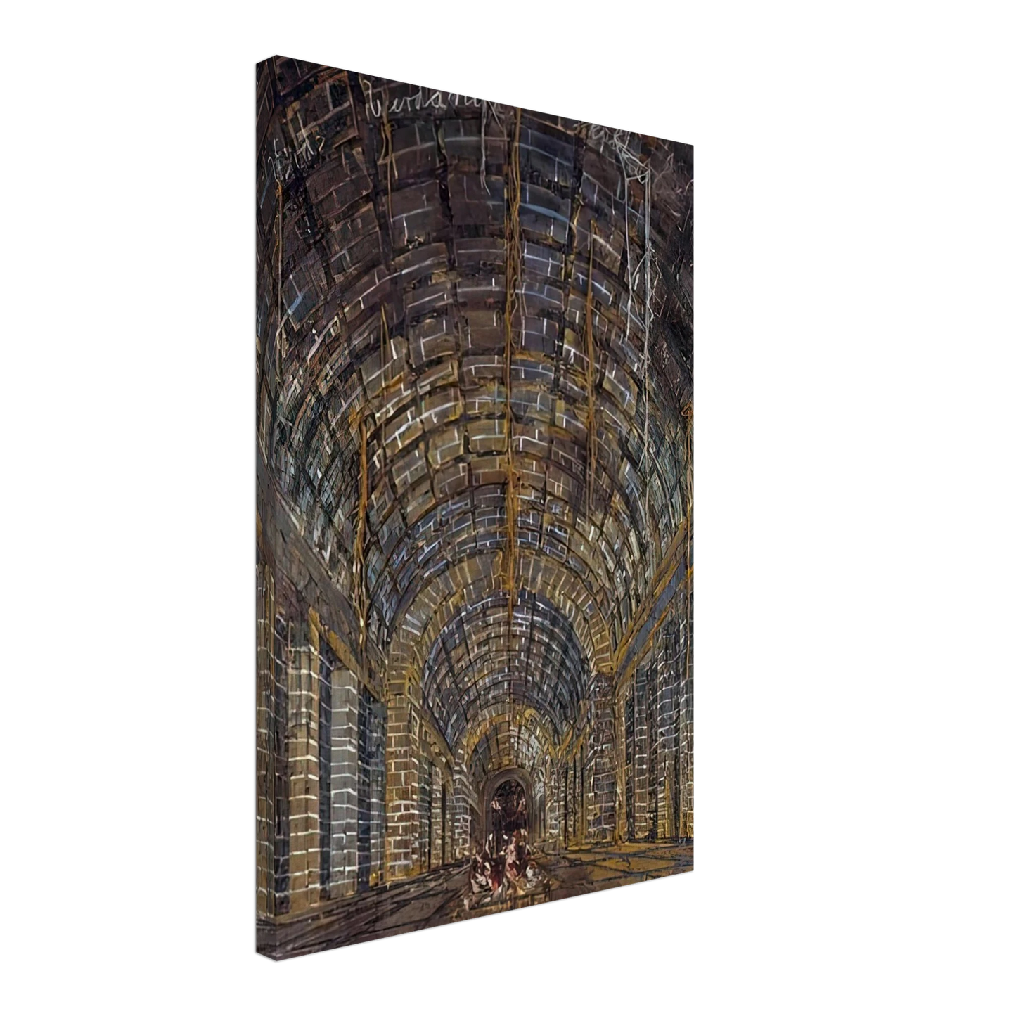 Anselm Kiefer - URD VERDANDI SKULD THE NORNS 1983 Canvas - 40x60 cm / 16x24 inches-canvas