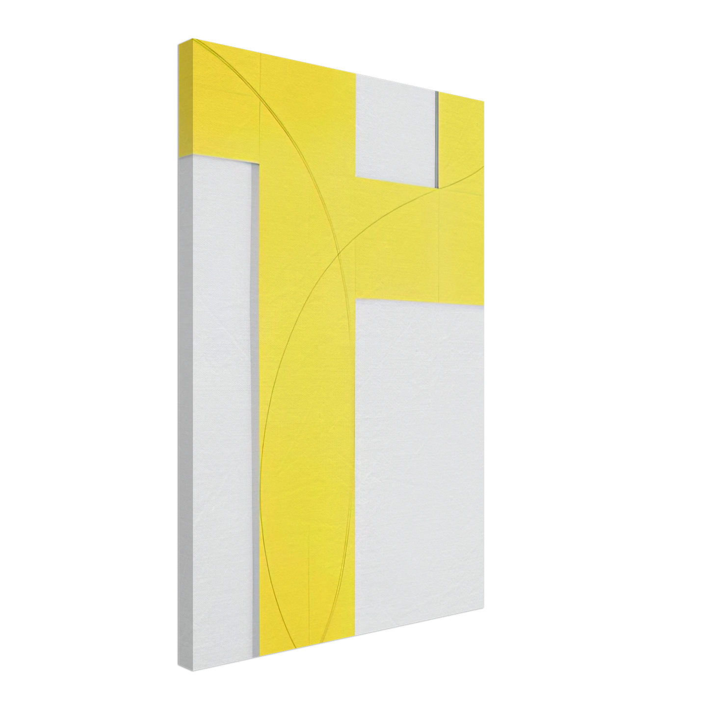 Robert Mangold - COLUMN STRUCTURE IX 2006 Canvas - 40x60 cm / 16x24 inches-canvas