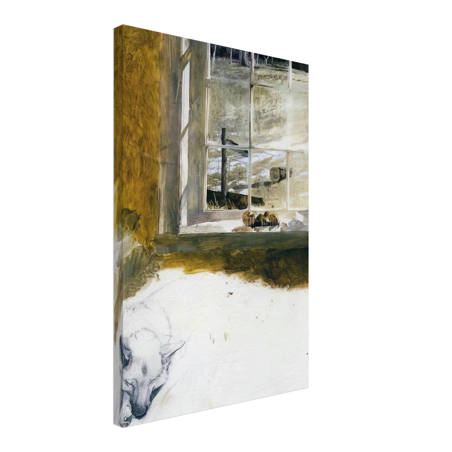 Andrew Wyeth - GROUNDHOG DAY 3 Canvas - 70x100 cm / 28x40 inches-canvas