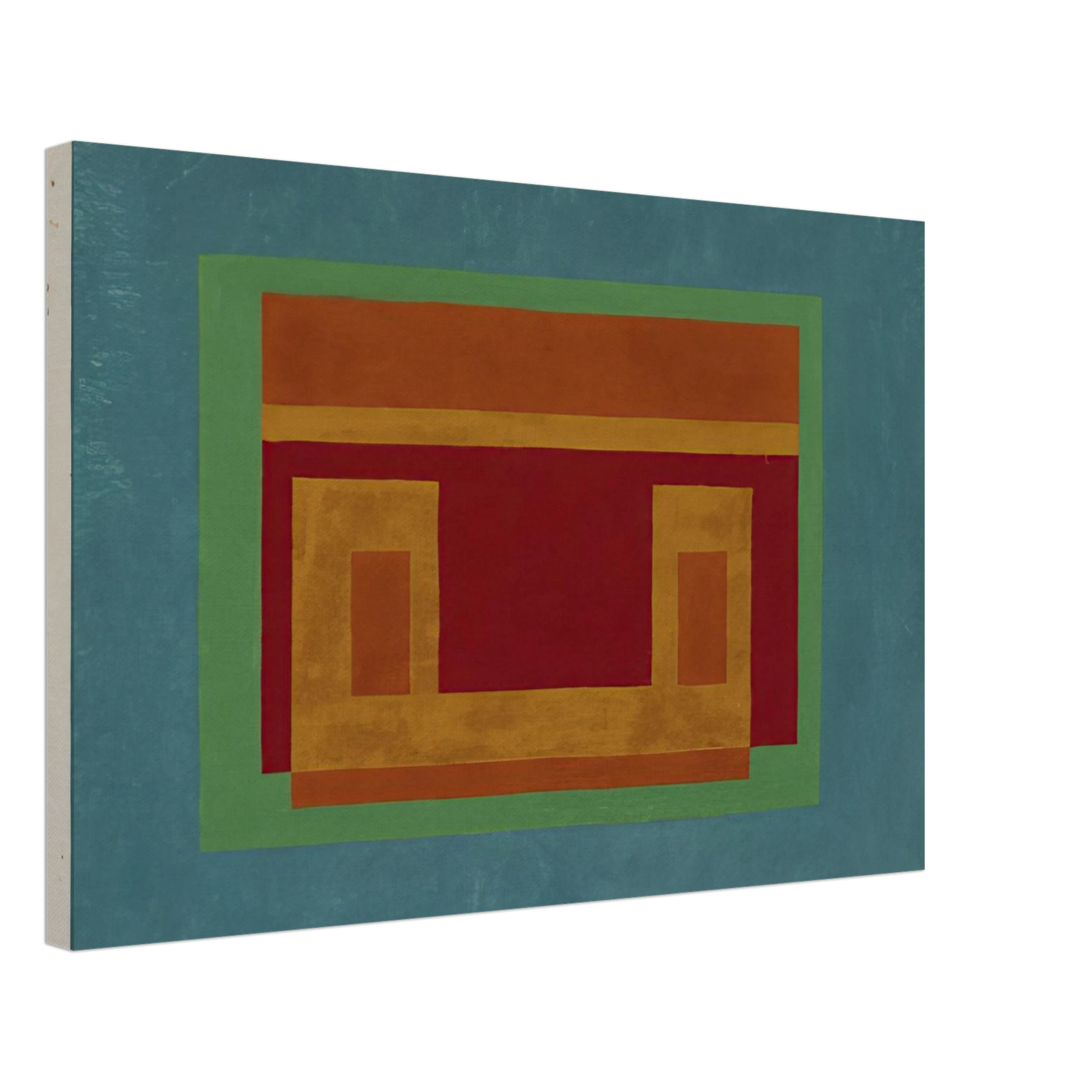 Josef Albers - VARIANT ADOBE 1947 Canvas - 70x100 cm / 28x40 inches-canvas