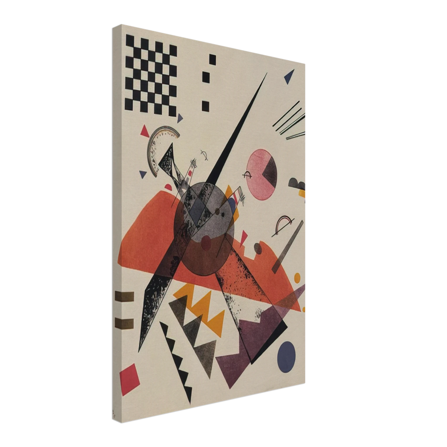 Wassily Kandinsky - ORANGE 1923 Canvas - 40x60 cm / 16x24 inches-canvas