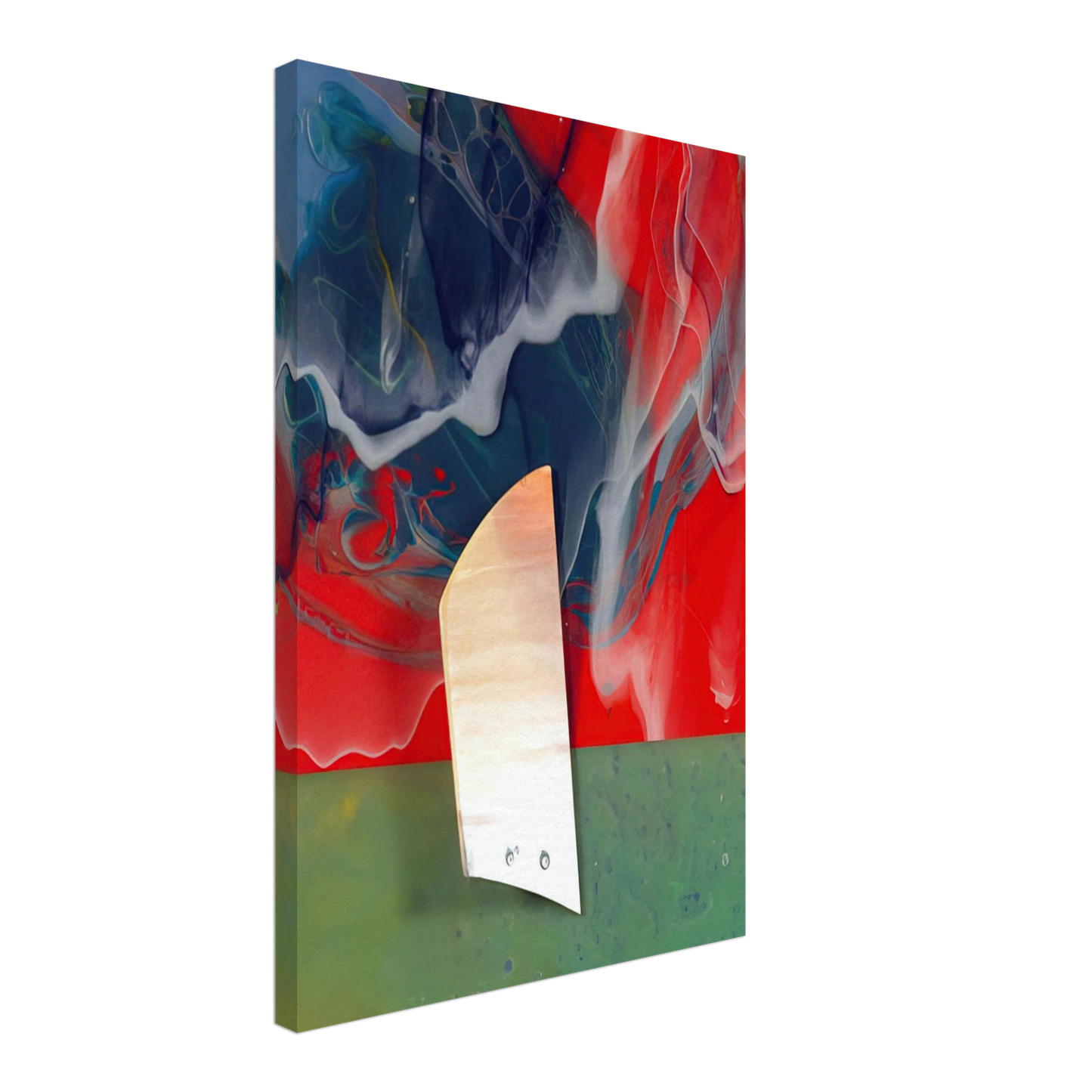 Sam Gilliam - Plow Canvas - 40x60 cm / 16x24 inches-canvas