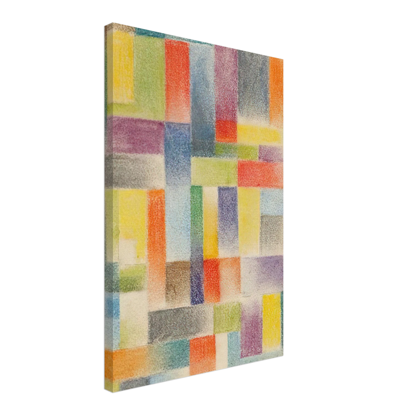 Johannes Itten - Untitled - 1918 Canvas - 70x100 cm / 28x40 inches-canvas