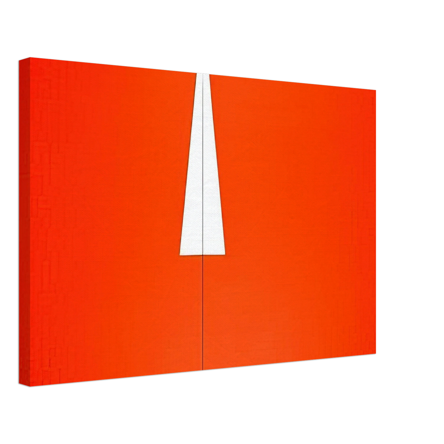 Carmen Herrera - Red with White Triangle - 1961 Canvas - 40x60 cm / 16x24 inches-canvas