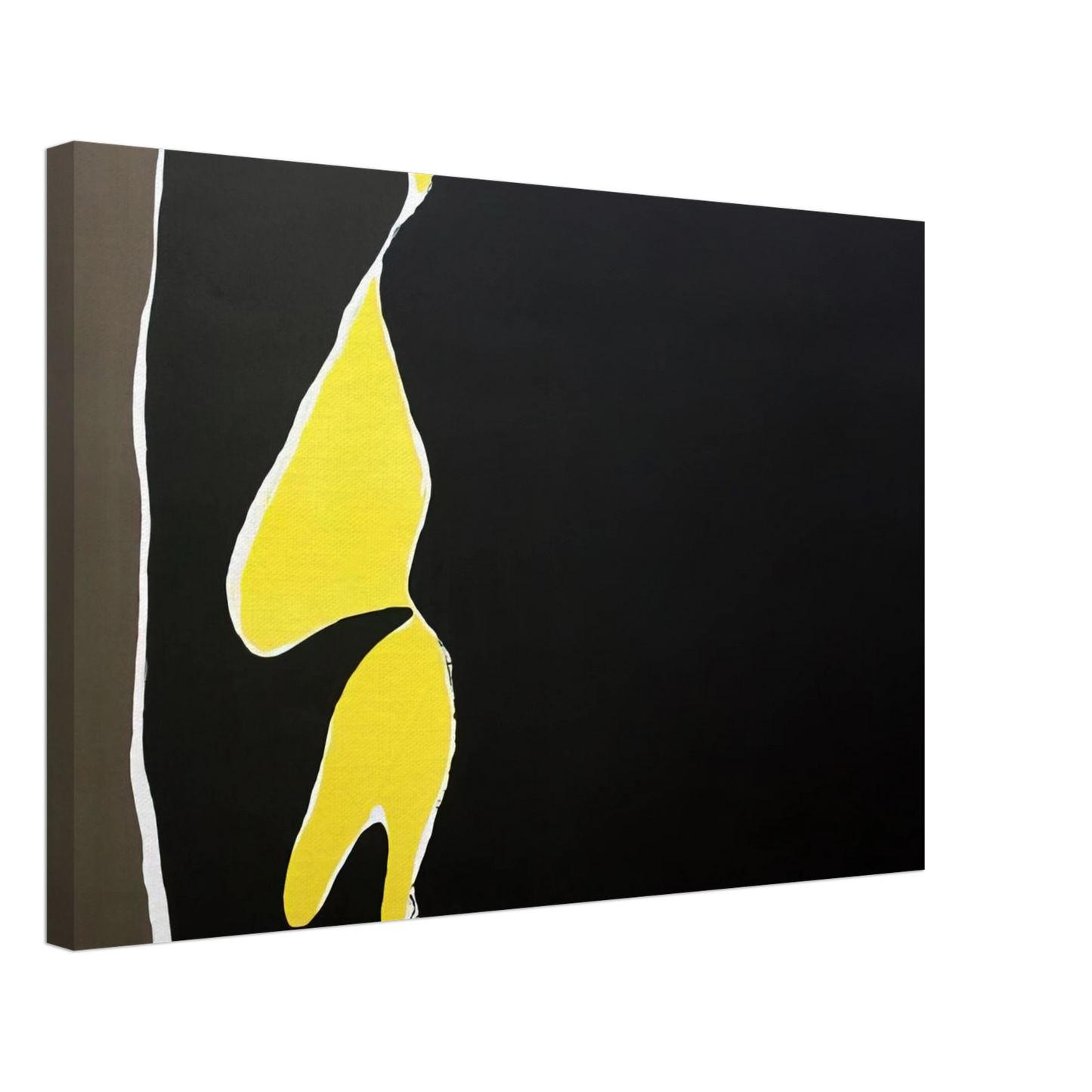 Adja Yunkers - Hommage to the First Monk Immolating Himself in Saigon - 1966 Canvas - 70x100 cm / 28x40 inches-canvas