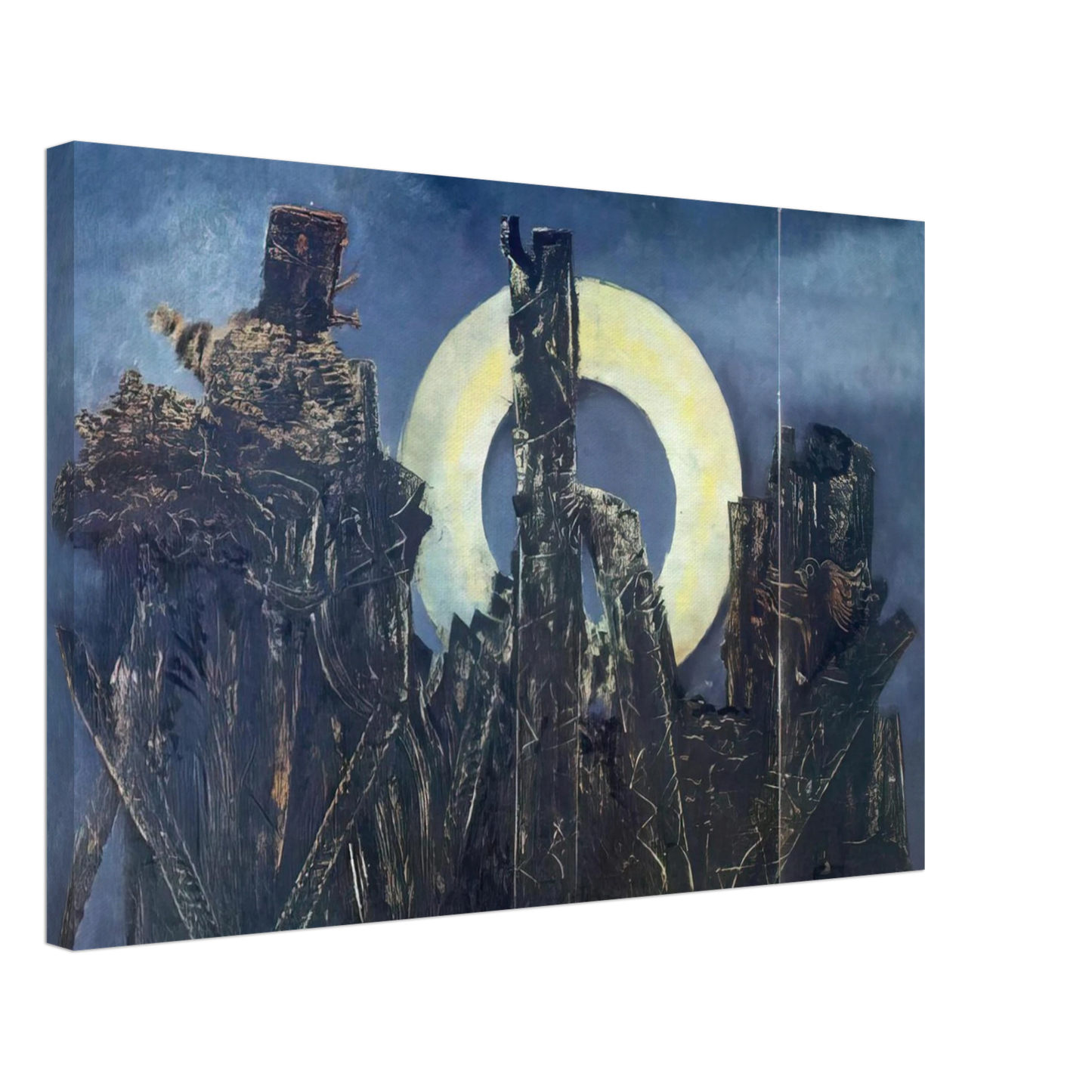 Max Ernst - The large forest Canvas - 70x100 cm / 28x40 inches-canvas
