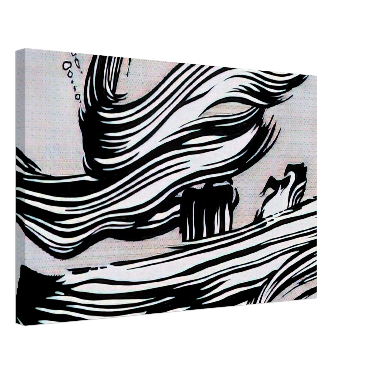 Roy Lichtenstein - BRUSHSTROKES 1968 Canvas - 70x100 cm / 28x40 inches-canvas