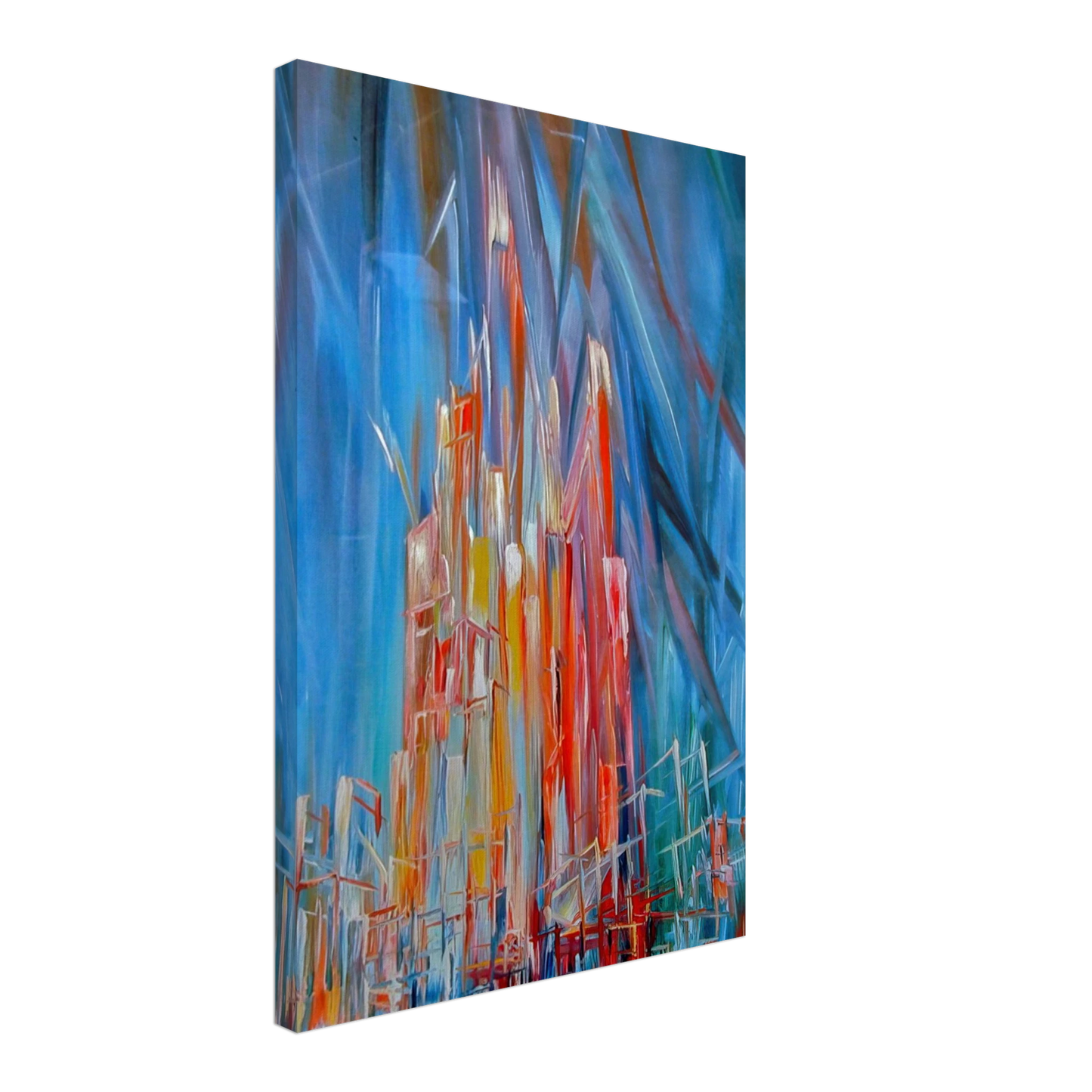 Konrad Zuse - Untitled - Kitsch Canvas - 70x100 cm / 28x40 inches-canvas