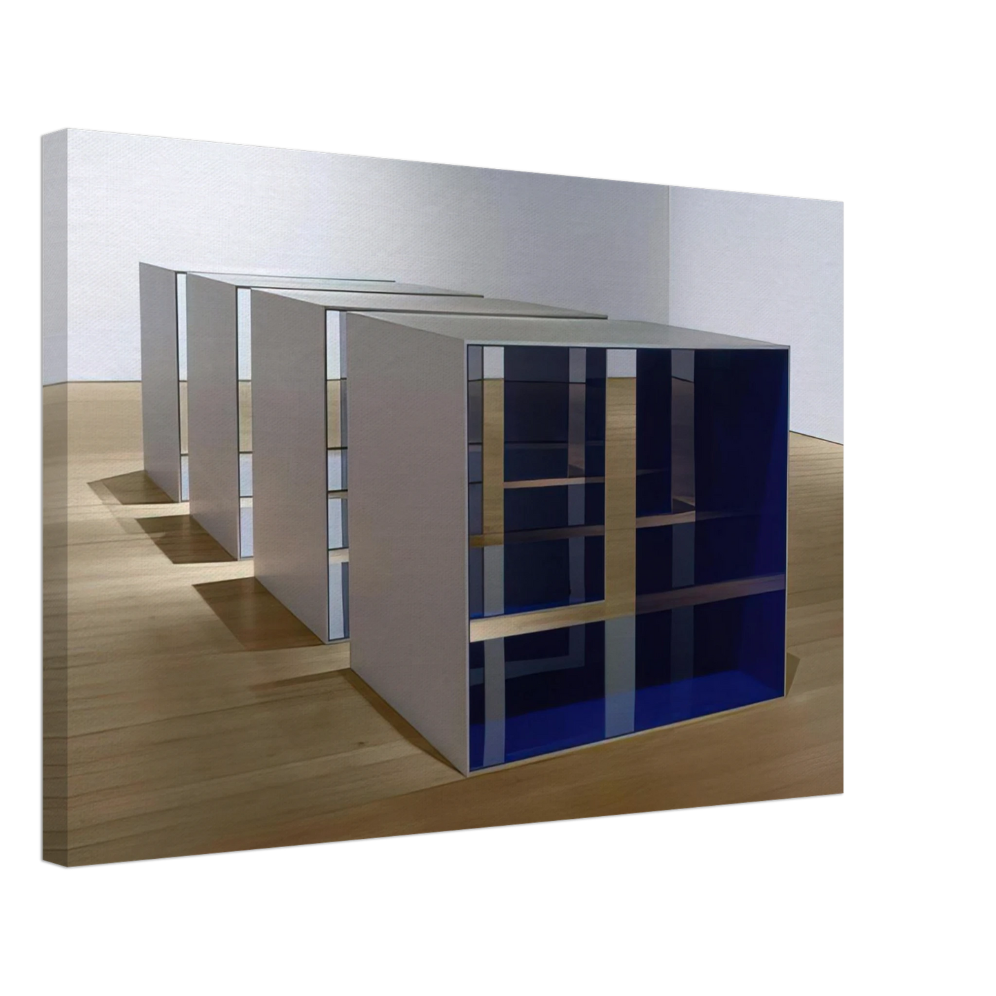 Donald Judd - Untitled - 1969 Canvas - 40x60 cm / 16x24 inches-canvas