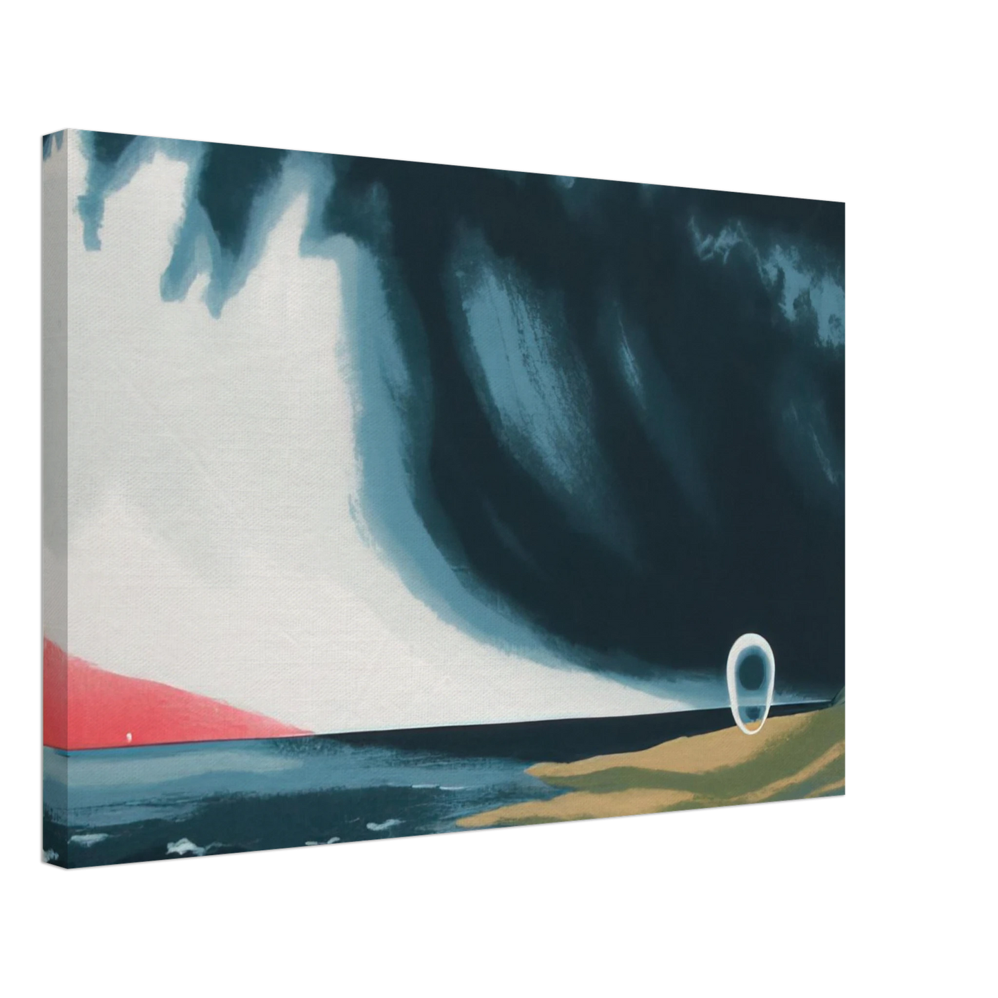 Clarence Holbrook Carter - Eschatos 23 - 1977 Canvas - 40x60 cm / 16x24 inches-canvas