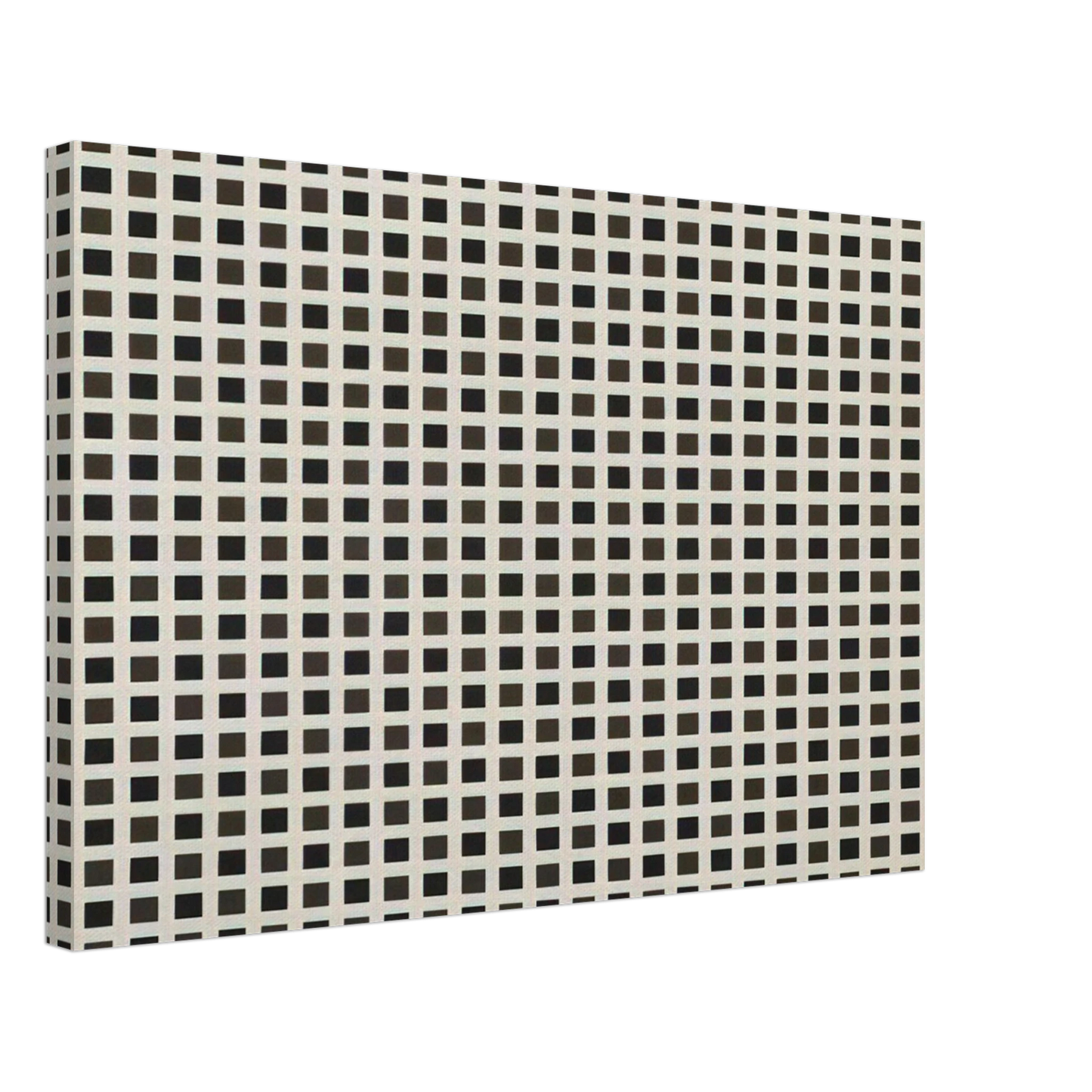 Francois Morellet - Repartition reguliere de carres - 1971 Canvas - 70x100 cm / 28x40 inches-canvas
