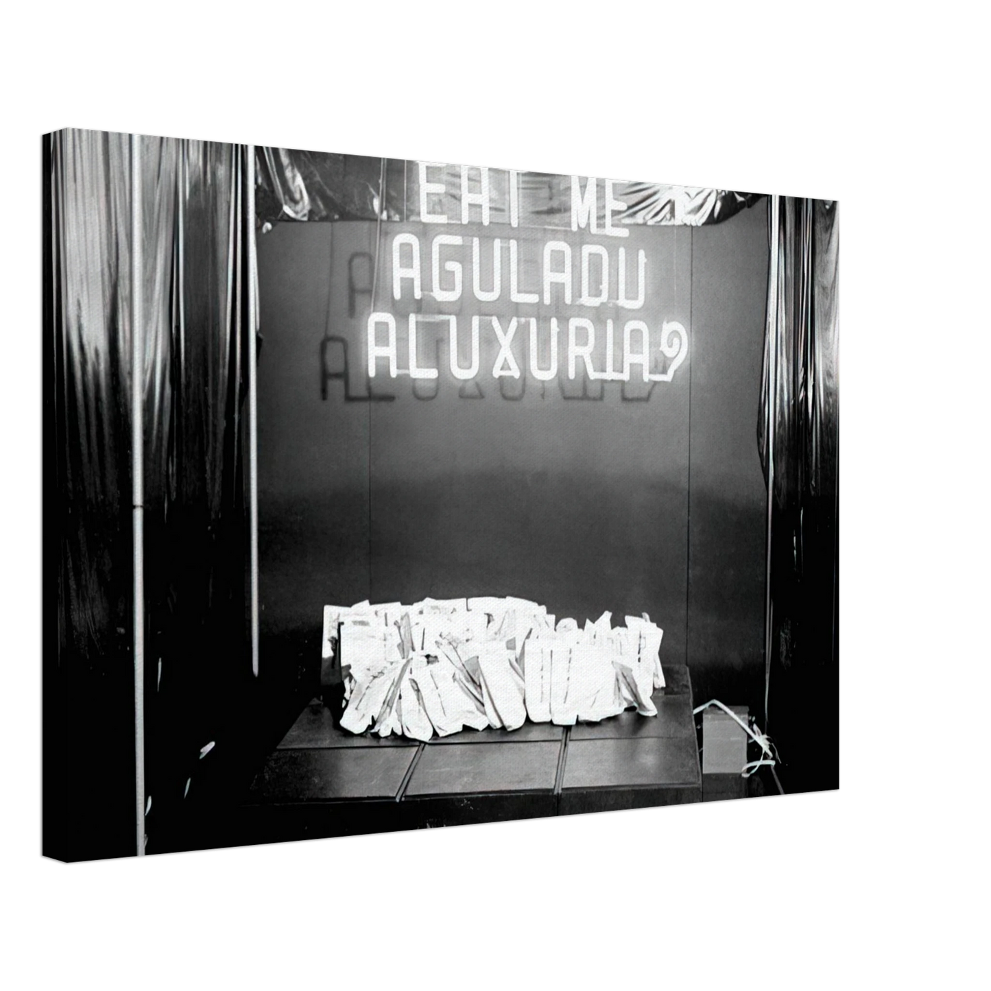 Lygia Pape - Eat Me. The Gluttony or Lust - 1976 Canvas - 40x60 cm / 16x24 inches-canvas