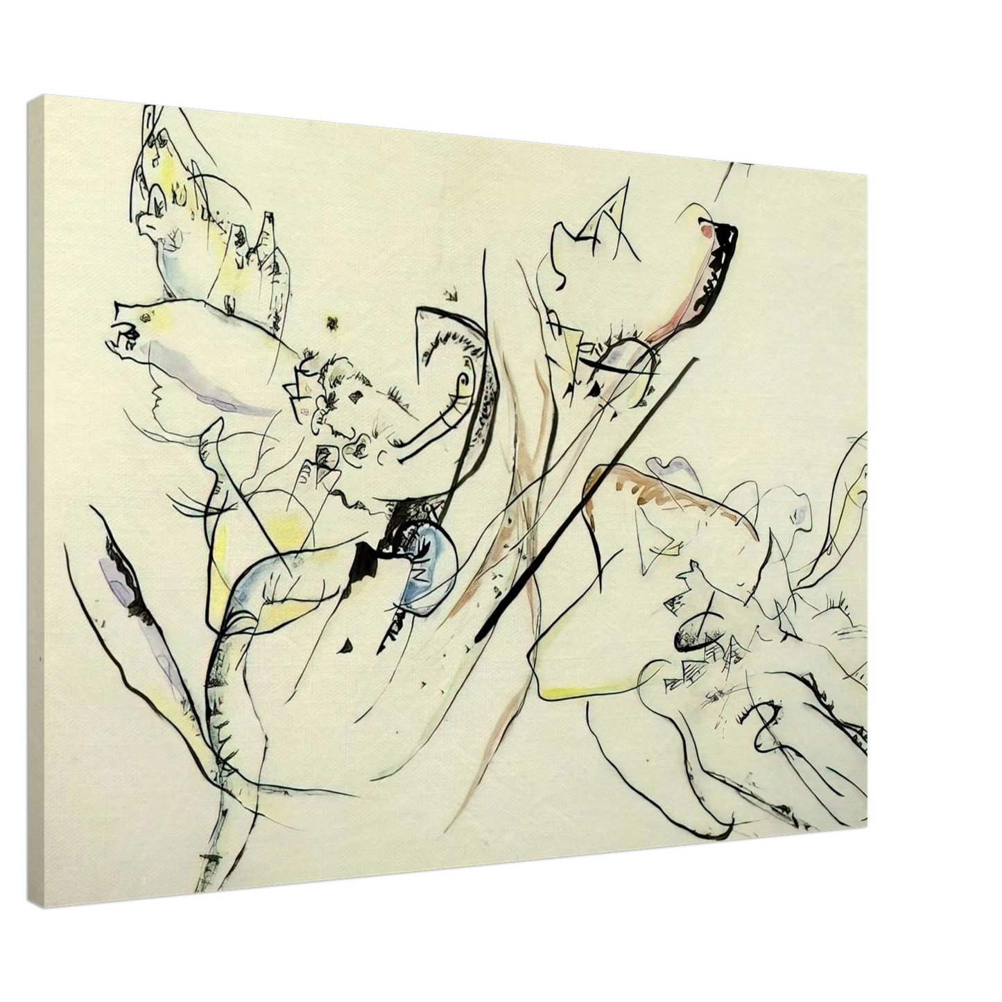 Wassily Kandinsky - UNTITLED Canvas - Default Title-canvas