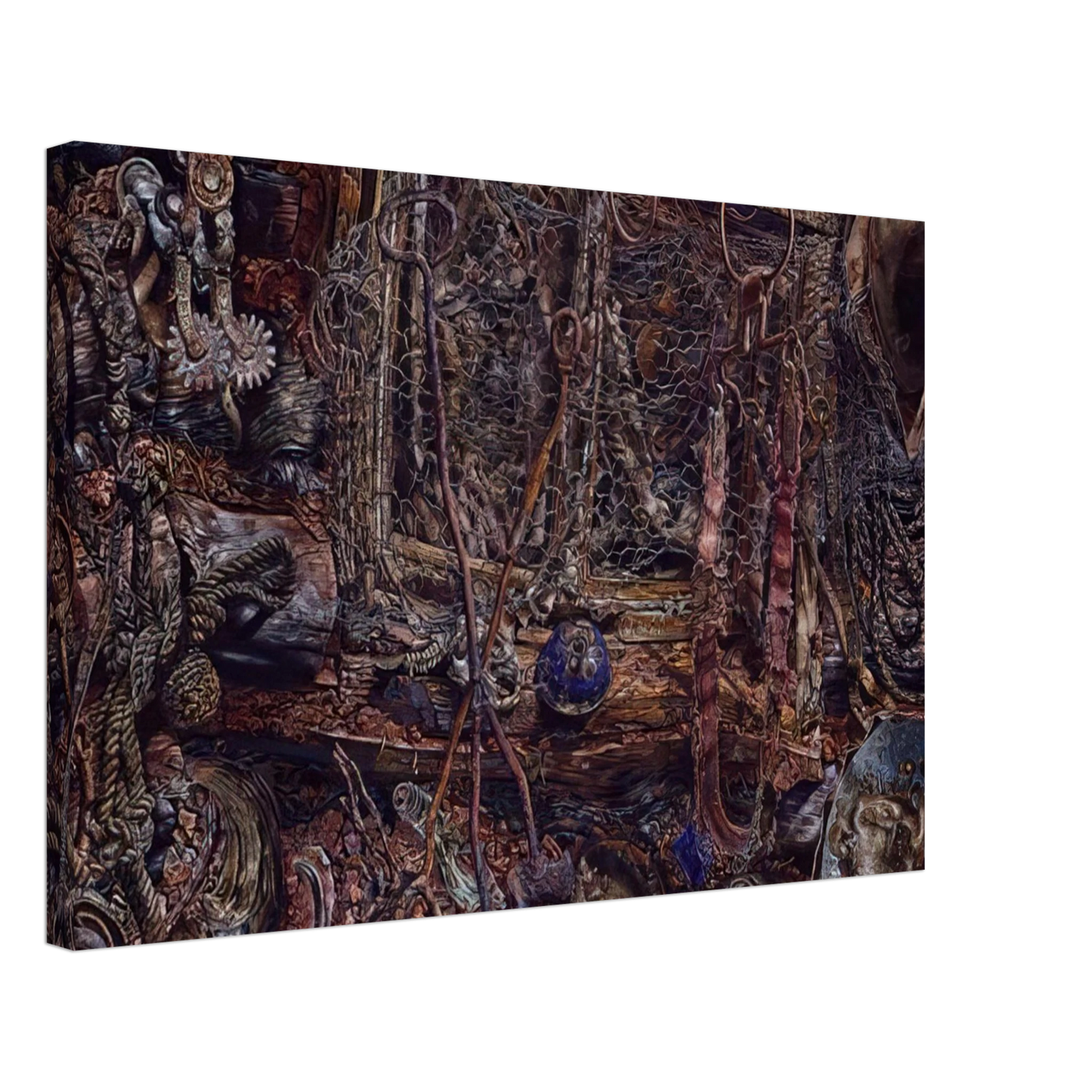 Ivan Albright - THE RUSTLERS 1962 Canvas - 40x60 cm / 16x24 inches-canvas