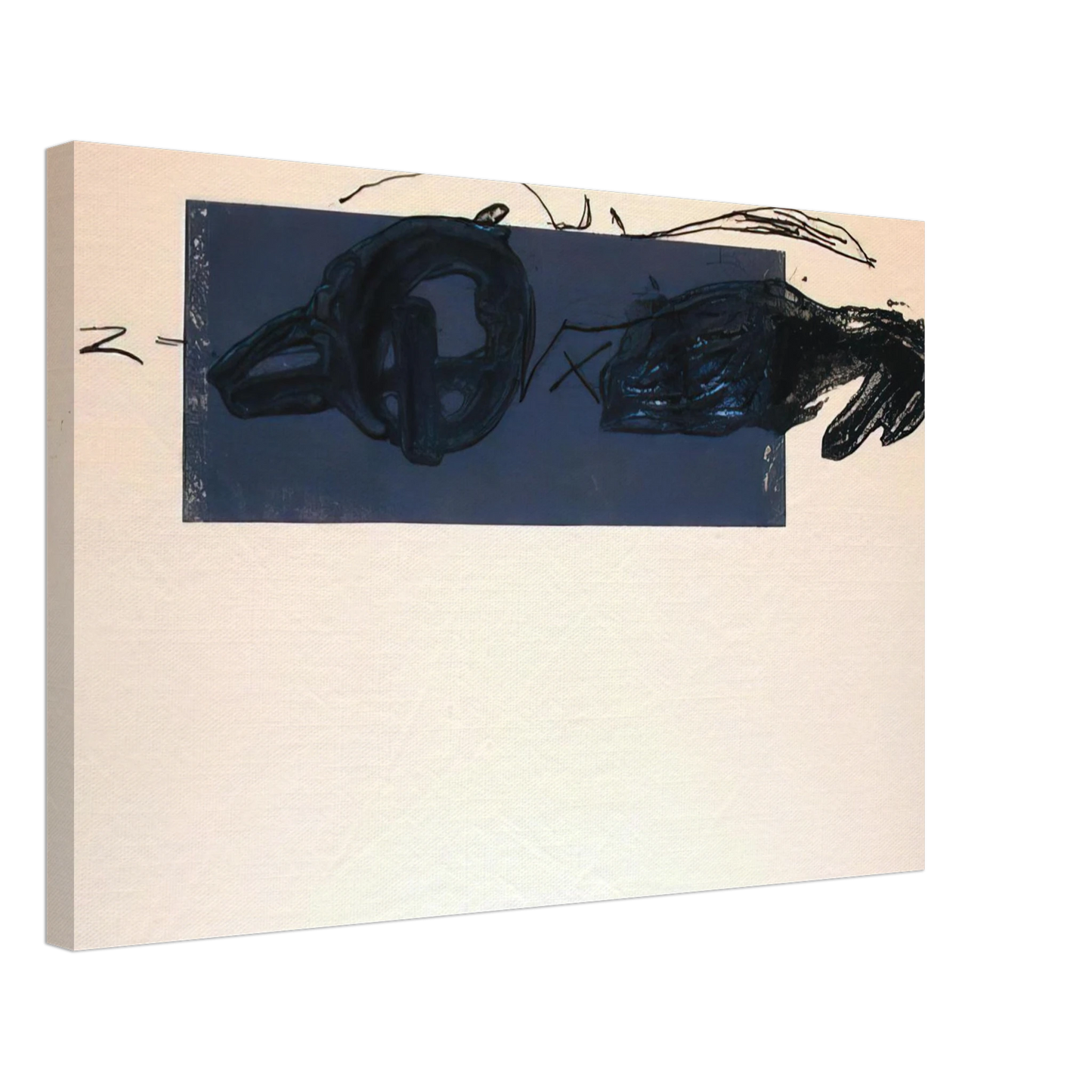 Antoni Tapies - Z 1981 Canvas - 40x60 cm / 16x24 inches-canvas