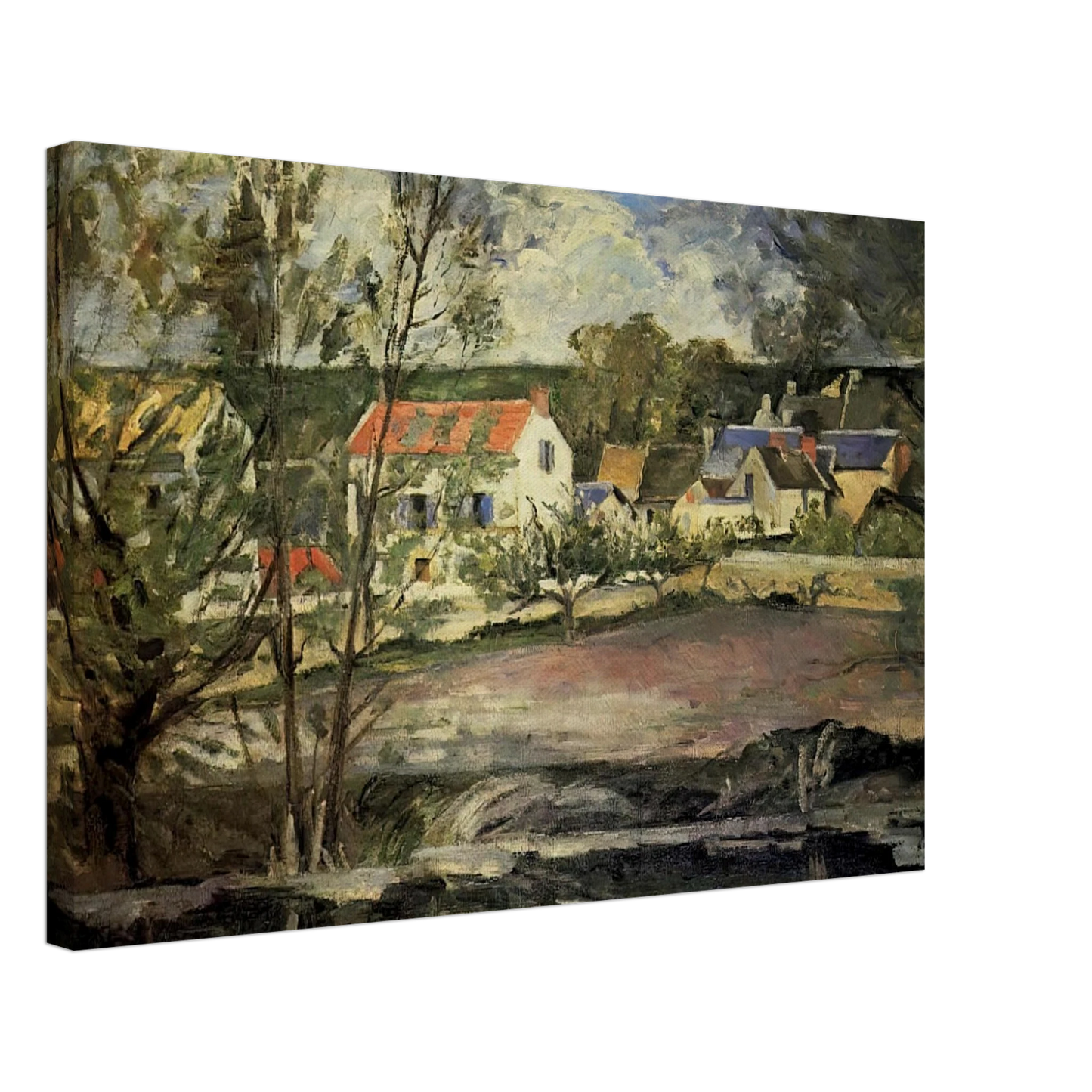 Paul Cezanne - In the Oise Valley Canvas - 70x100 cm / 28x40 inches-canvas