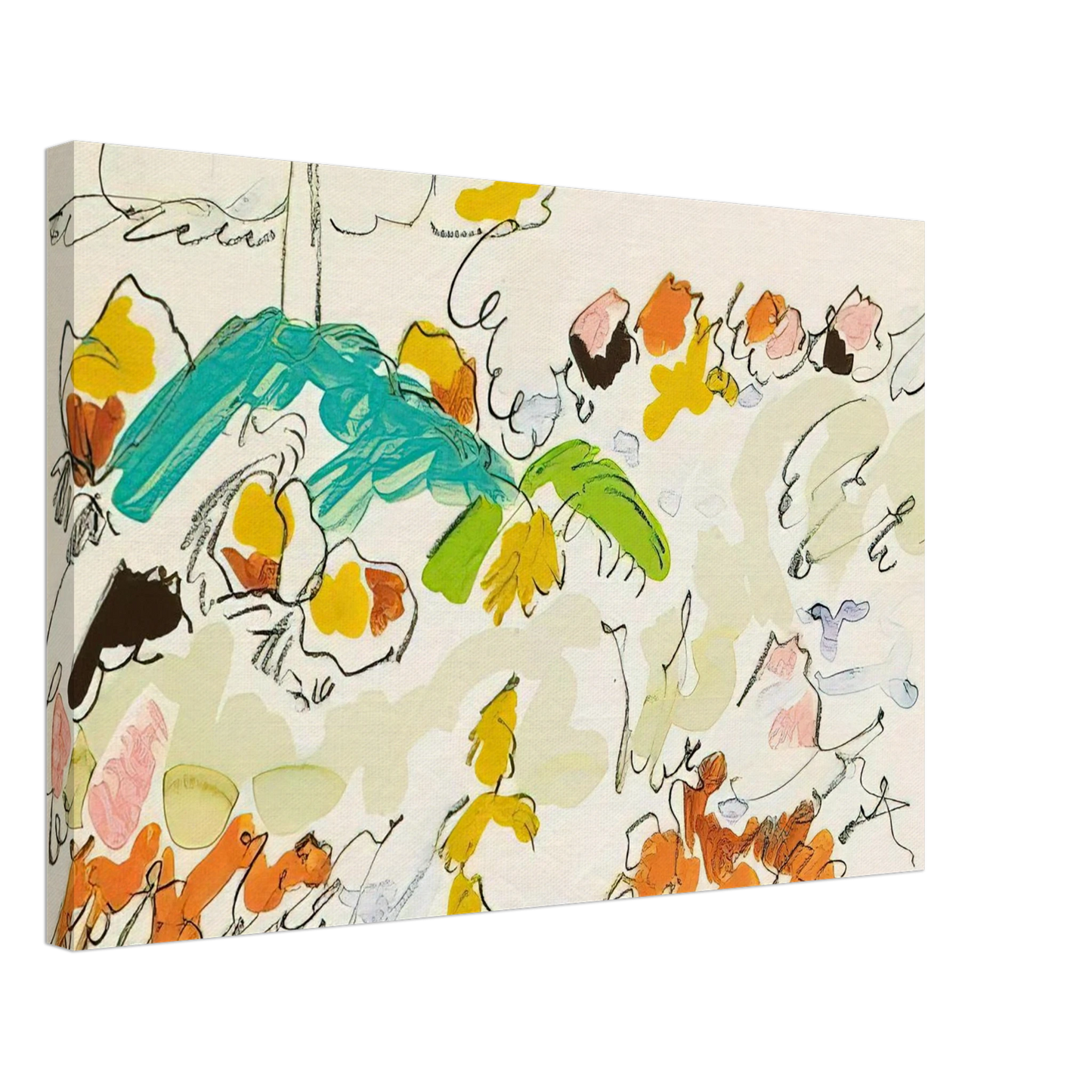 Charles Lapicque - Paysage de mer - 1950 Canvas - 40x60 cm / 16x24 inches-canvas